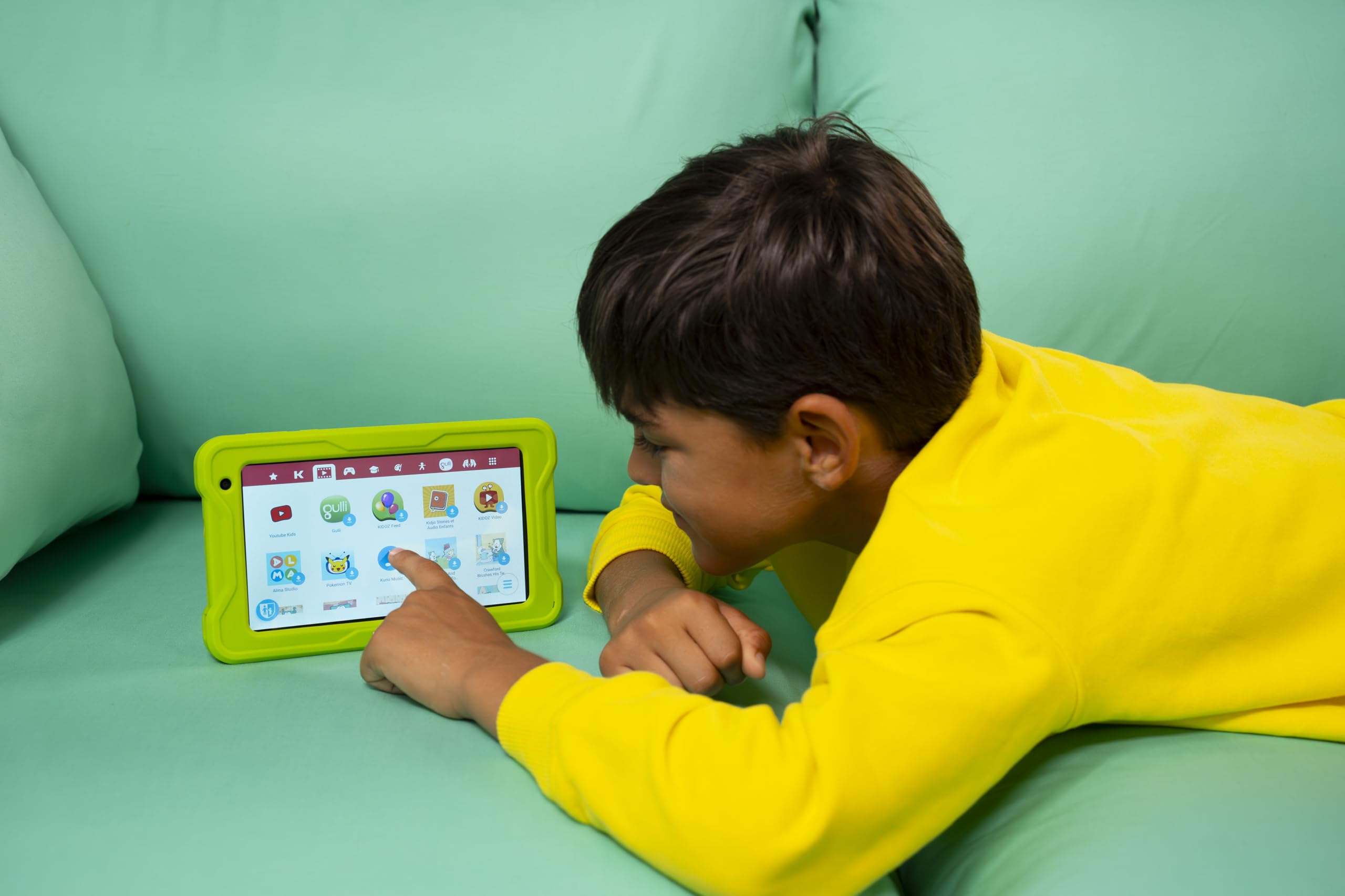 Tablet Kurio Gulli Motion Edition 32 GB, 7 Pulgadas, Android 15, Control Parental, 10 Juegos Exclusivos Y 2h De Vídeos Gulli Precargados