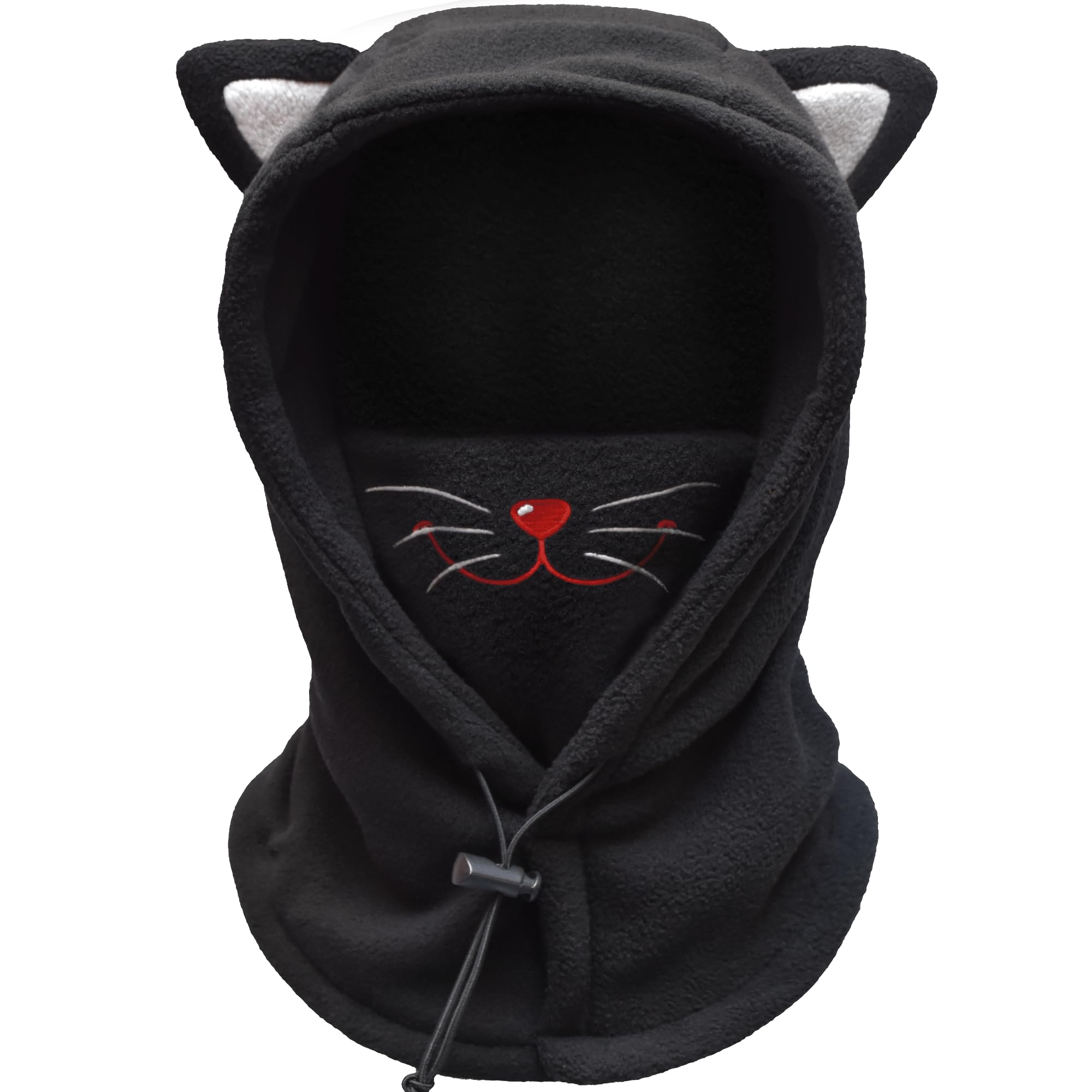 Kids Winter Hat Balaclava, Fleece Cold-Weather Hood for Boys & Girls School and Outdoor Snow Play