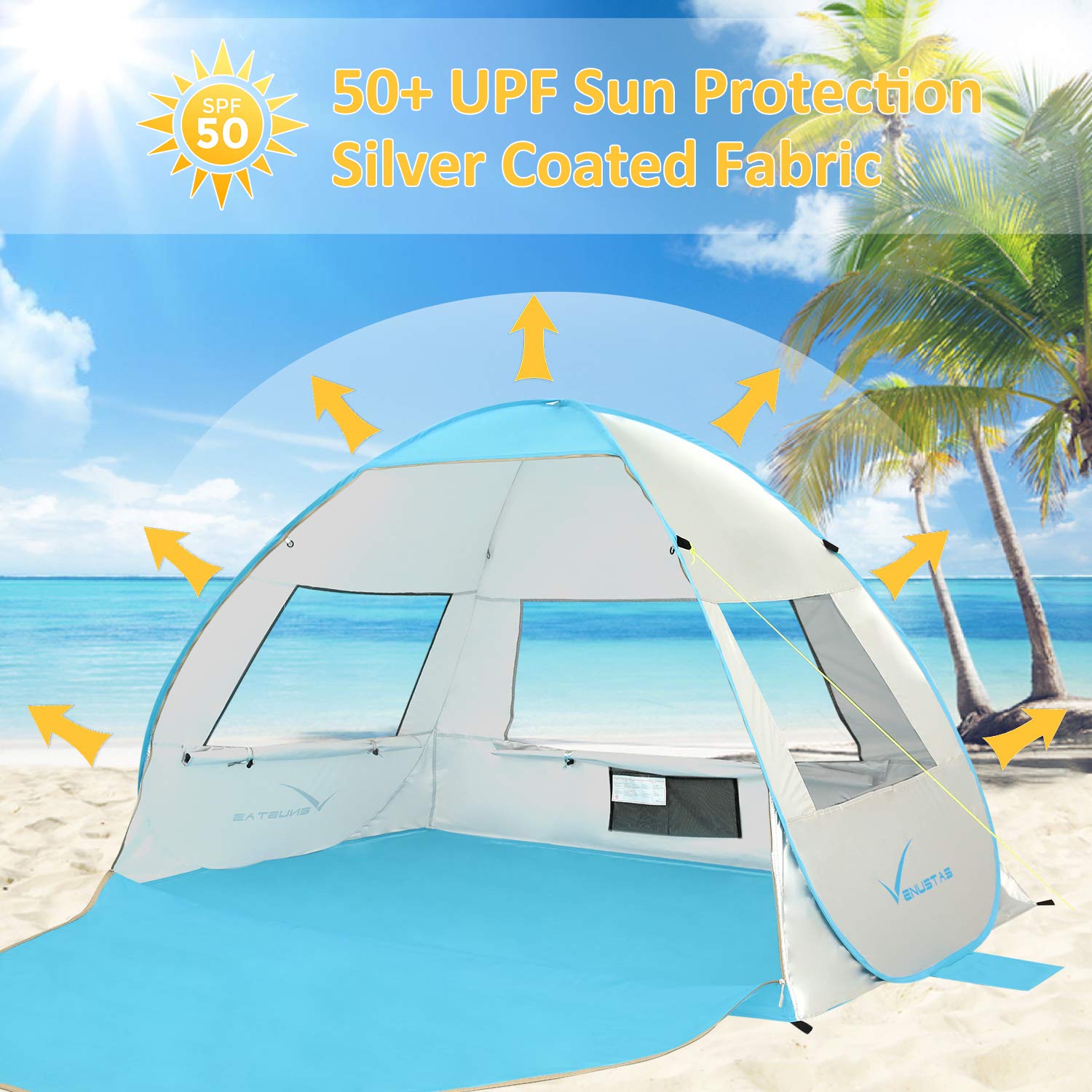 1pc Parapluie Soleil Et Pluie Pliant Automatique Avec Motif Floral, Parapluie Anti-uv Soleil Et