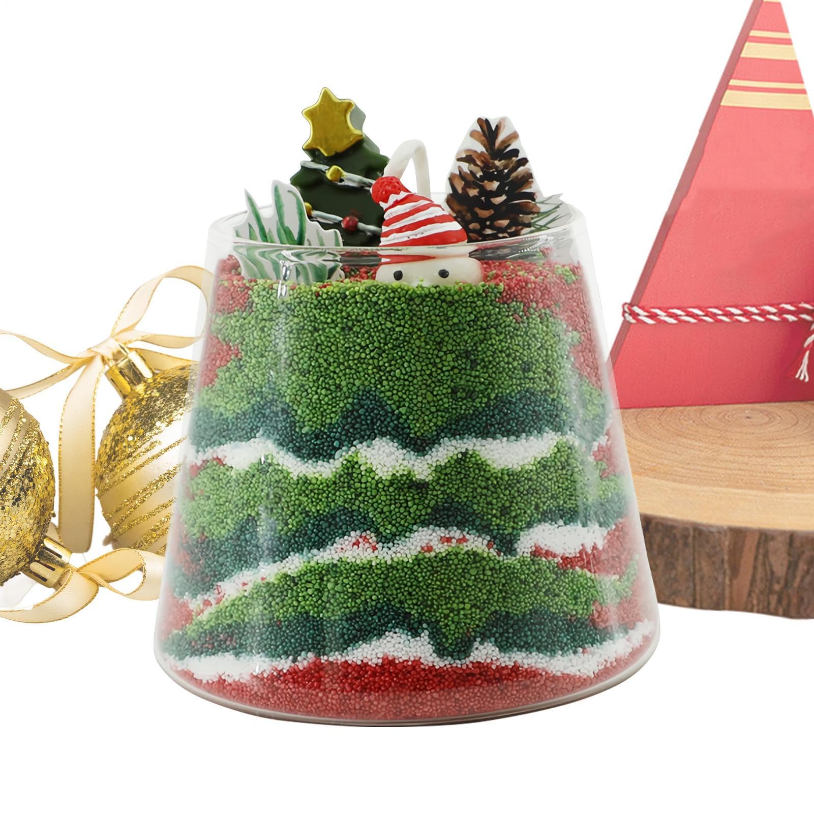 Weihnachtskerzen, 14 Stück Wachsbaum Duftkerzen Set, Aromatherapie