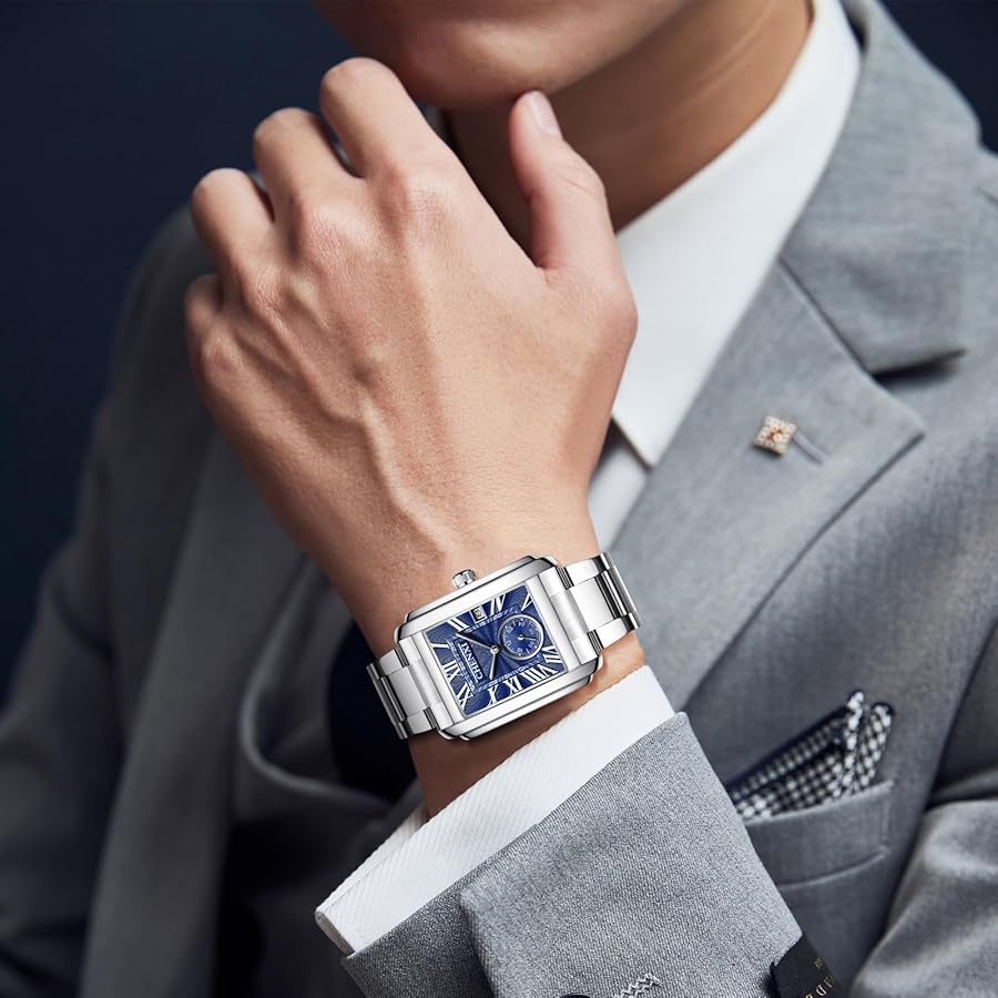 【新品タグ付】PIERRE BALMAIN スクエア 腕時計 メンズ　ペア時計 新品タグ付】PIERRE BALMAIN スクエア 腕時計 メンズ ペア時計