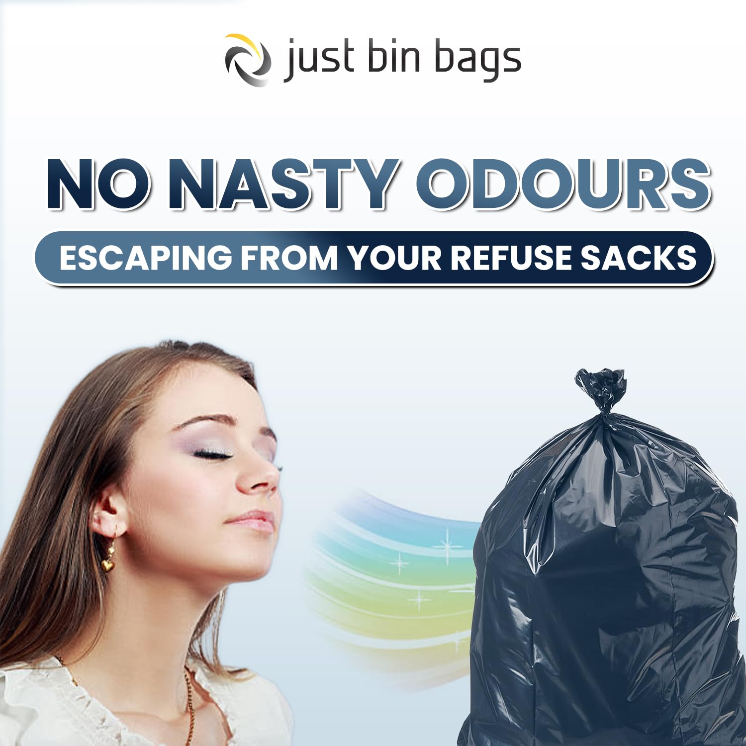 30 bolsas de basura para cubos de basura, 360 L, color azul, resistentes, 12 kg – 70 micrones, 100 x 125 cm (3 rollos de 10 bolsas cada una)