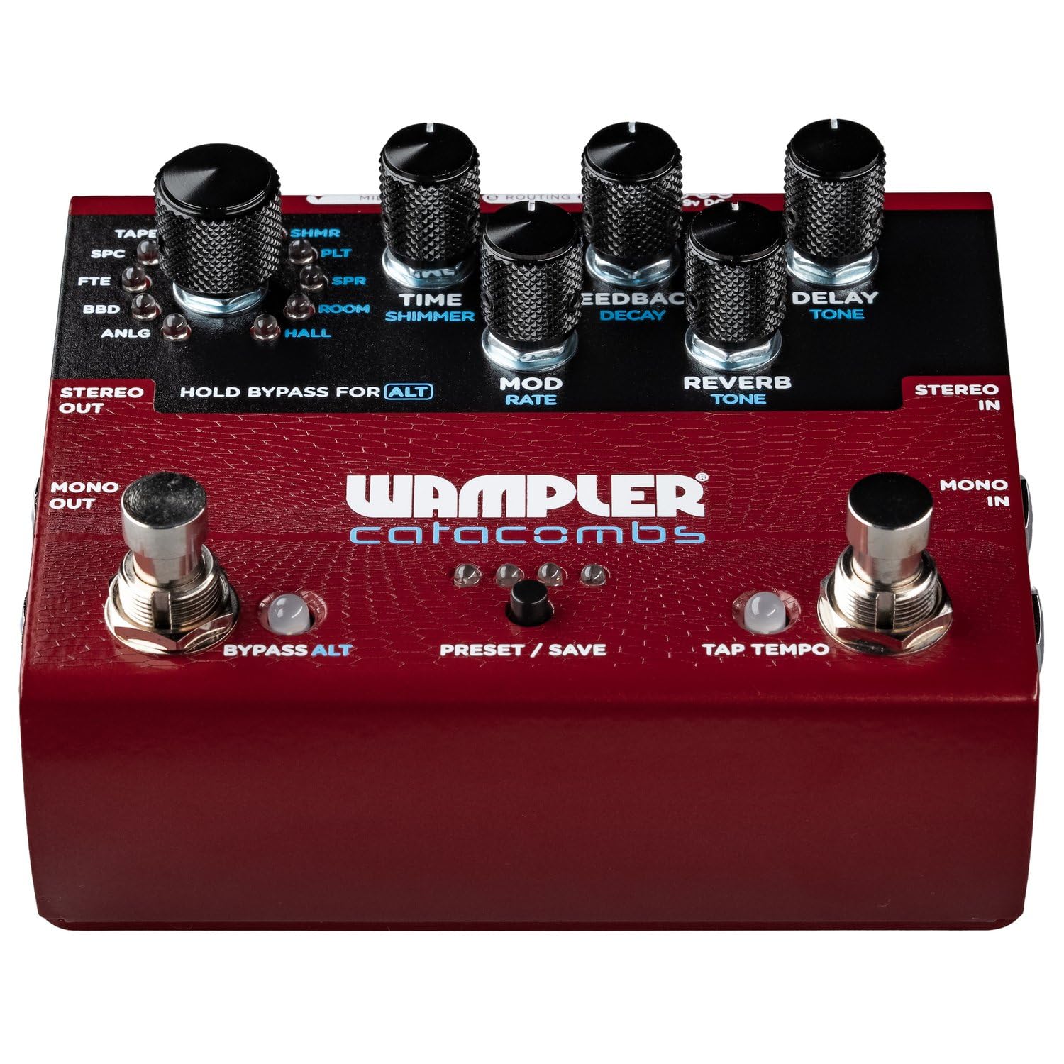 Amazon.com: Wampler Catacombs Reverb and Delay Pedal