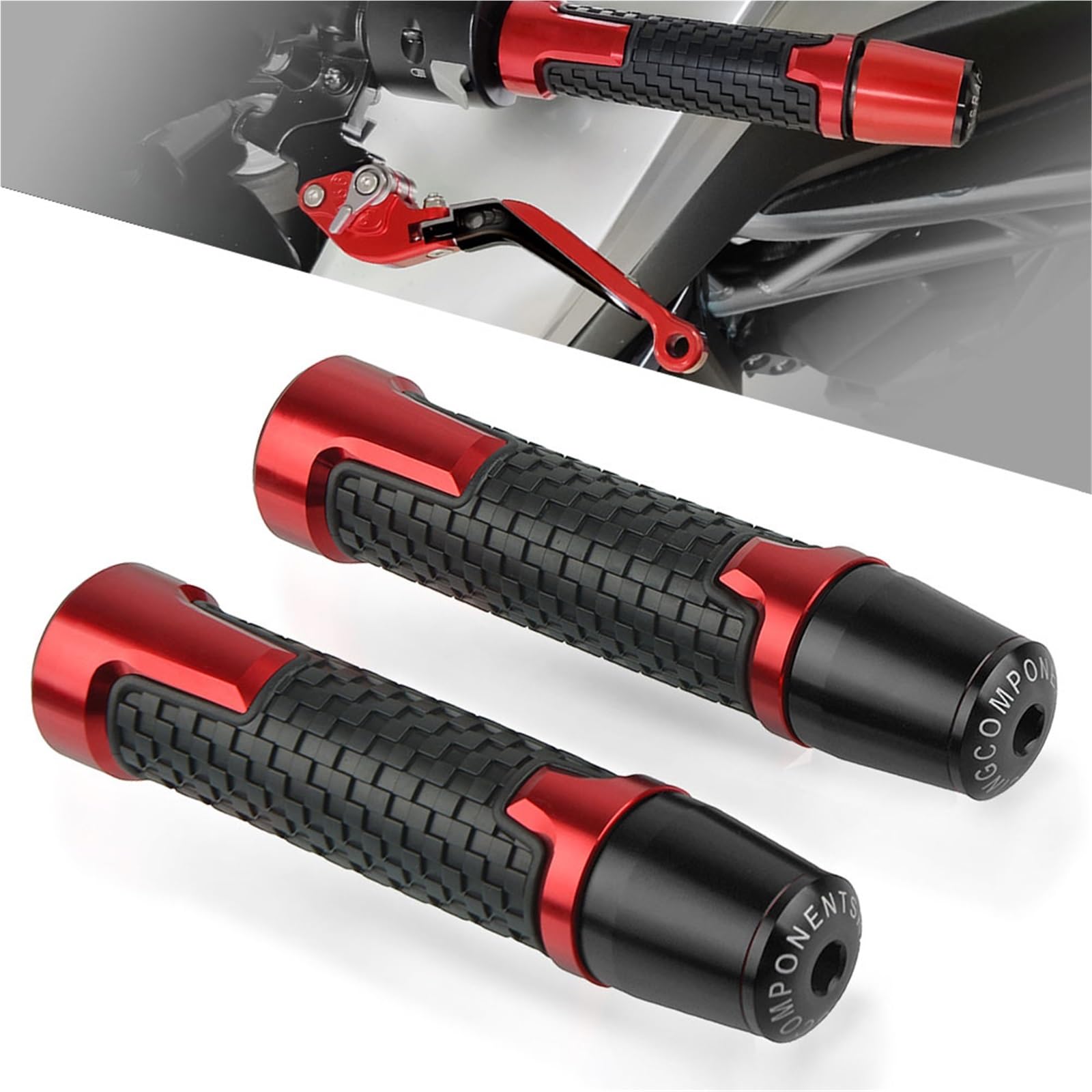 Embouts De Poignées Guidon Moto Anti-Vibrations pour Vulcans650 Vulcan S 650 2015-2022 2023