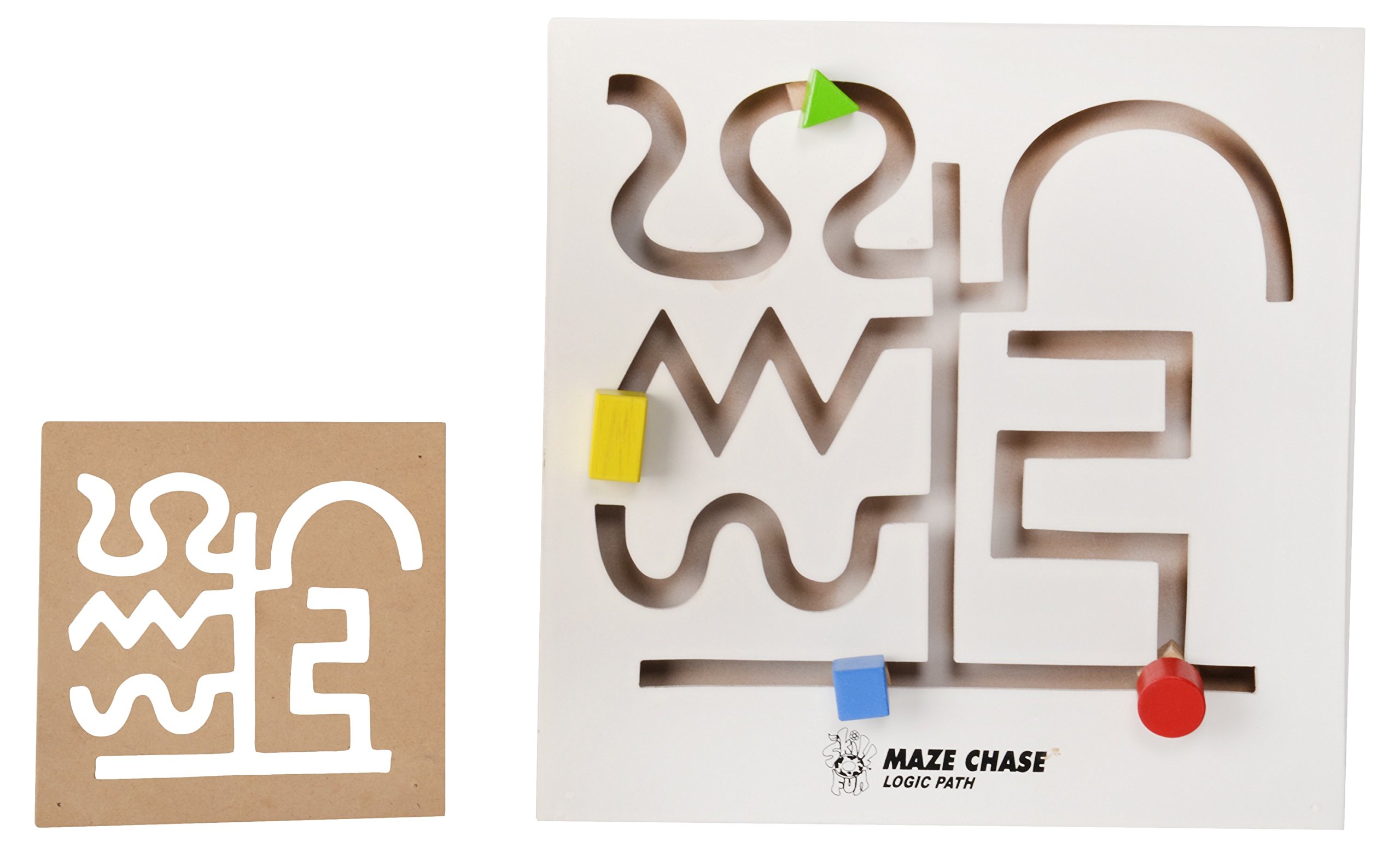 Skillofun Wooden Maze Chase, Multi Color - Eco-Friendly Non-Toxic Wood | Encourages fine Motor Skills | Develops Wrist, Hand, and Finger Movements | Promotes Logical Thinking | Safe Educational Fun (B009GCSPZ0) Amazon Price History, Amazon Price Tracker