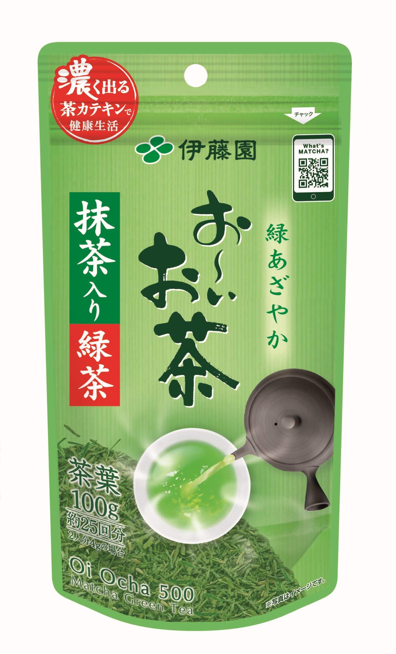 JAPANESE GREEN TEA LEAF WITH MACCAH - 100g (ITO EN OIOCHA)