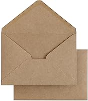 Vista 23 de PONATIA Paquete de 50 sobres A4 de 4 x 6 pulgadas para invitaciones de boda, tarjetas de fiesta de cumpleaños, tarjetas de regalo, sobres de Azul