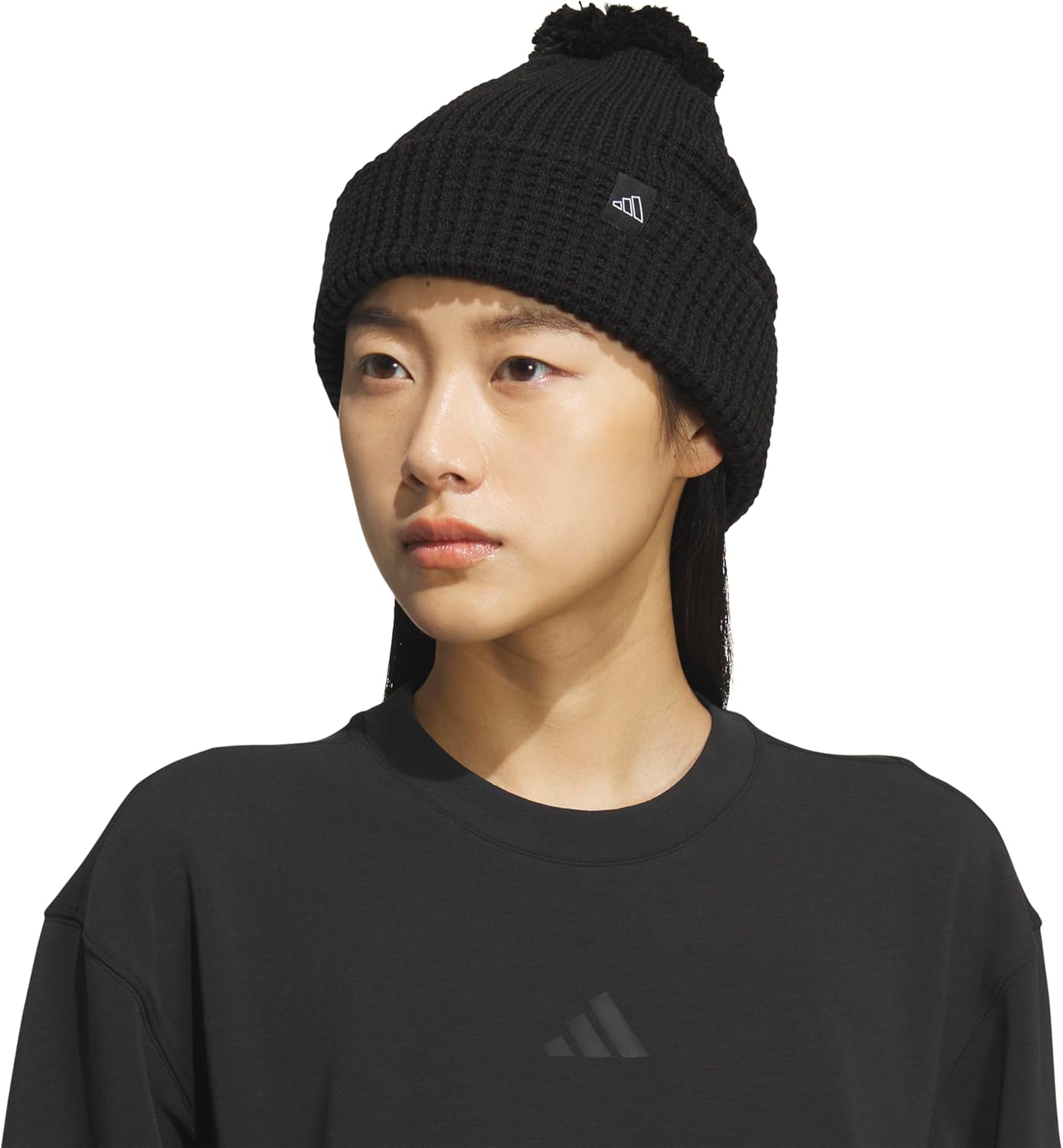 adidas Womens Pom Pom Beanie – Knit Ballie Hat, Standard Fit - Image 5