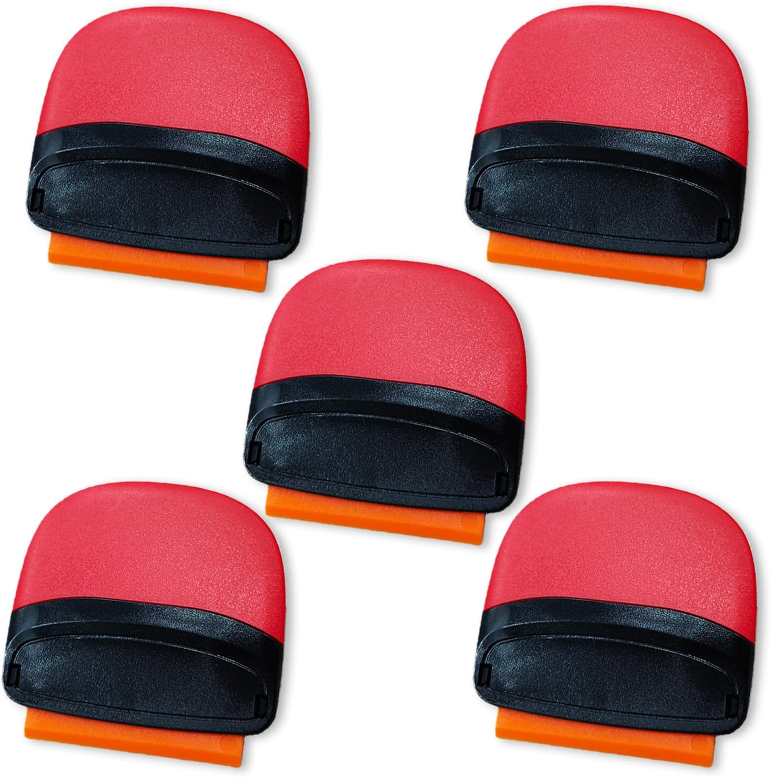 Plastic Razor Blade Scraper 5Pcs Mini Scraper Tools for Removing Stickers,Labels,Decal,Glue
