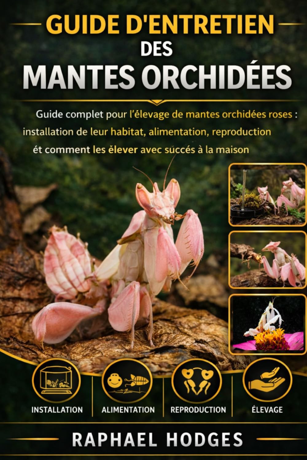GUIDE D'ENTRETIEN DES MANTES ORCHIDÉES: Guide complet pour l'élevage de mantes orchidées roses : installation de leur habitat, alimentation, reproduction et comment les élever avec succès à la maison.