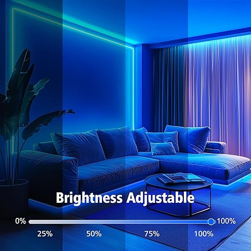 Vista 27 de Tira de luces LED que funciona con pilas, 90 luces LED de 9.8 pies con temporizador remoto regulable, tira de luces flexibles impermeables