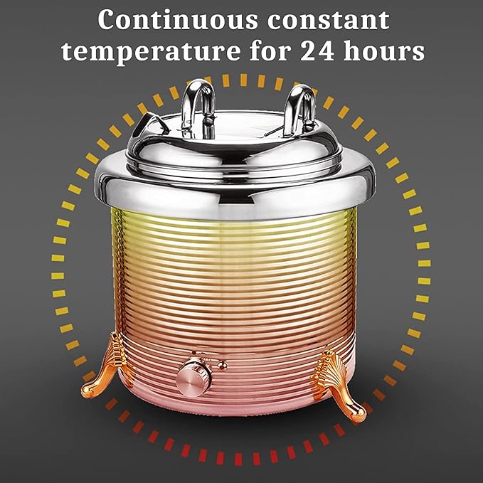 Olla eléctrica para sopa comercial 10L, calentador de alimentos CUTPOIY miniatura 6