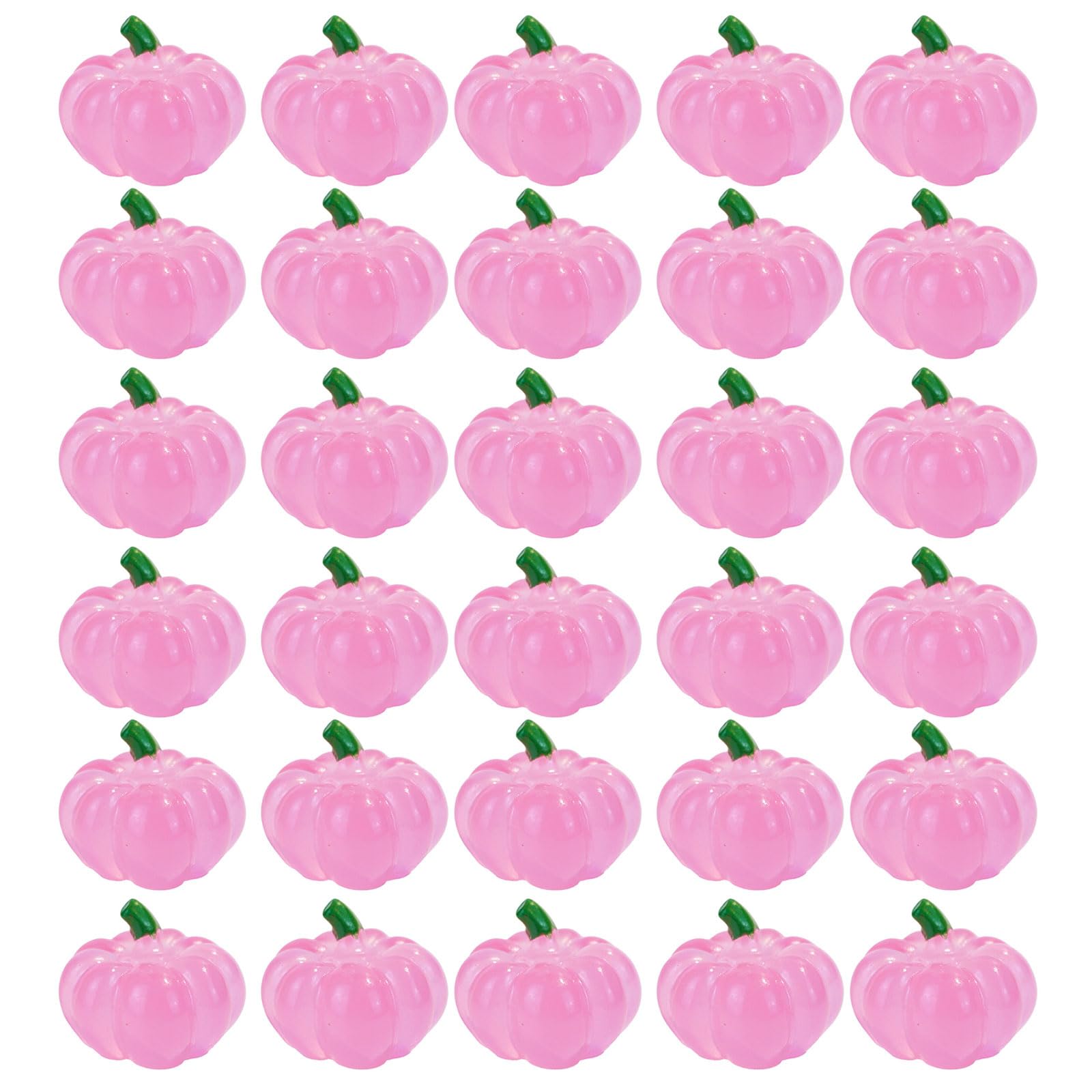 ordinarYone 30Pcs Miniature Pumpkin Figurines Minis Resin Pumpkin Model Ornament Realistic Pumpkin Statue Fairys Garden Accessories