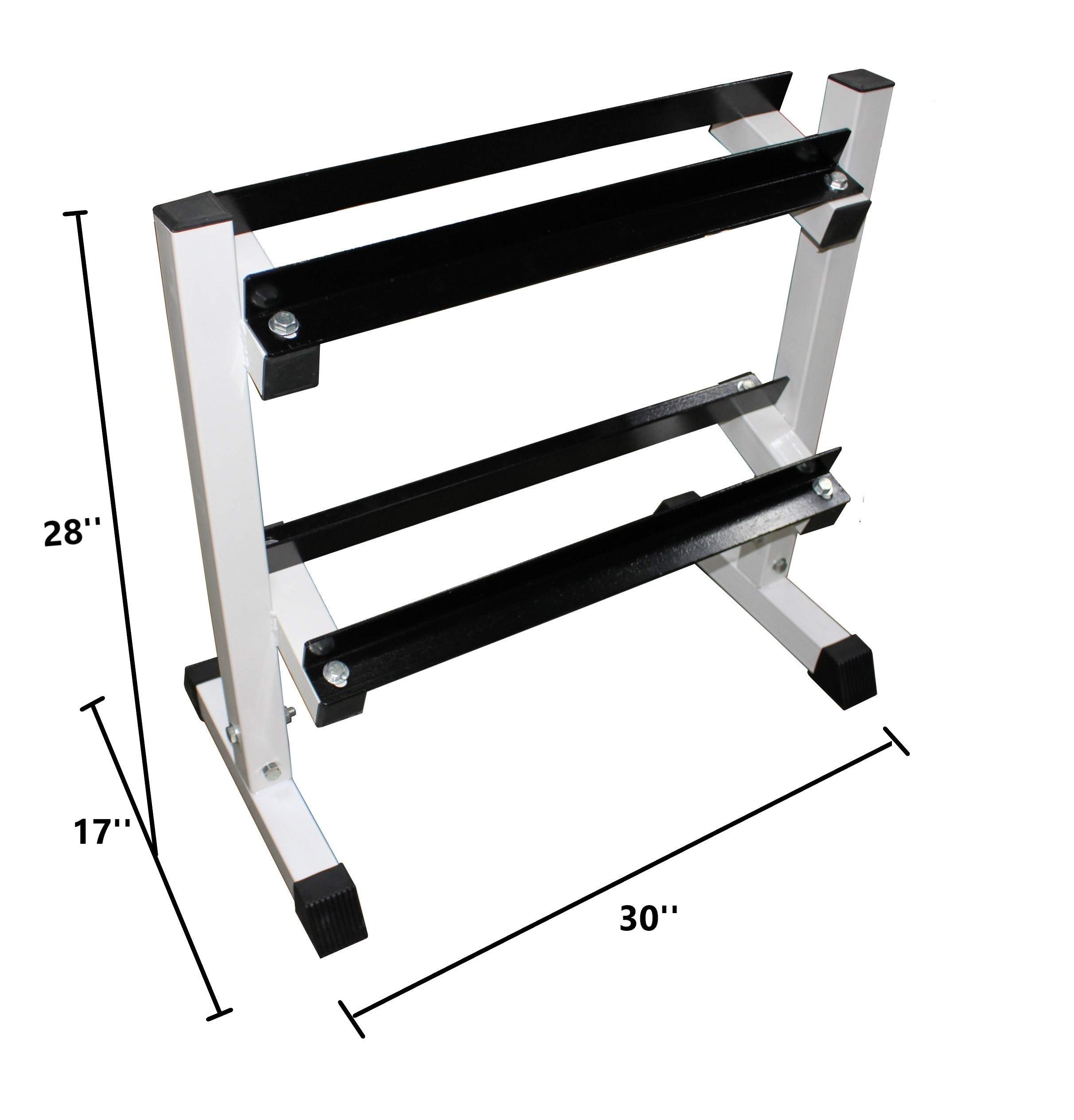 Amazon | Ader 2~25ポンド 八角形ラバーダンベルセット 2段26