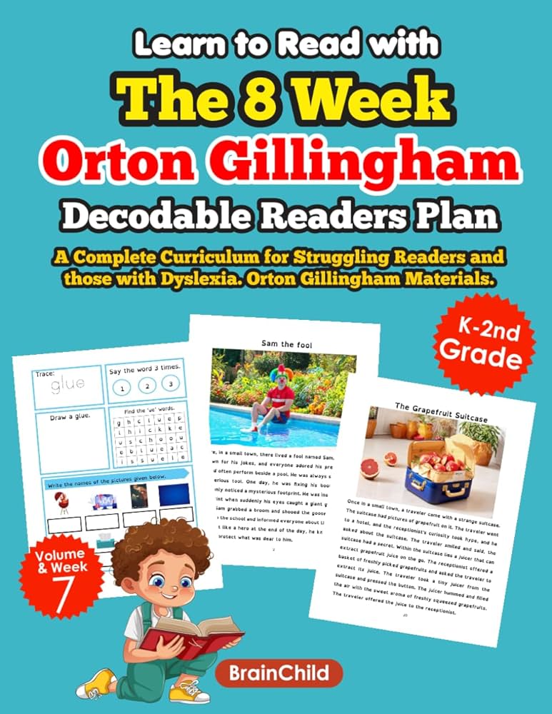 Learn to Read with The 8-Week Orton Gillingham Decodable
