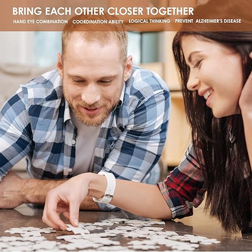 Miniatura 9 de MOMIBOOK - Rompecabezas de 1000 piezas para adultos, de Vintage Village Town, divertido, con imagen de pintura, alivia el estrés, previene la