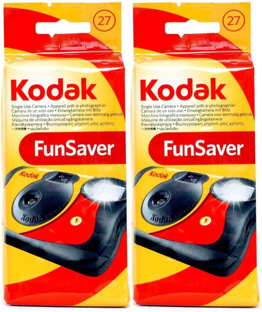 Kodak Funsaver One Time Use Film Camera (2-pack)