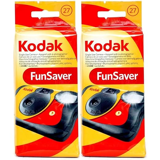 Kodak Funsaver One Time Use Film Camera (2-pack)