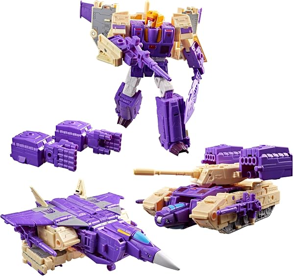 Transformers Studio Series The Transformers: The Movie Blitzwing, Collectible 3-in-1 Converting 7-inch Leader Class Action Figure, 8+ - 1