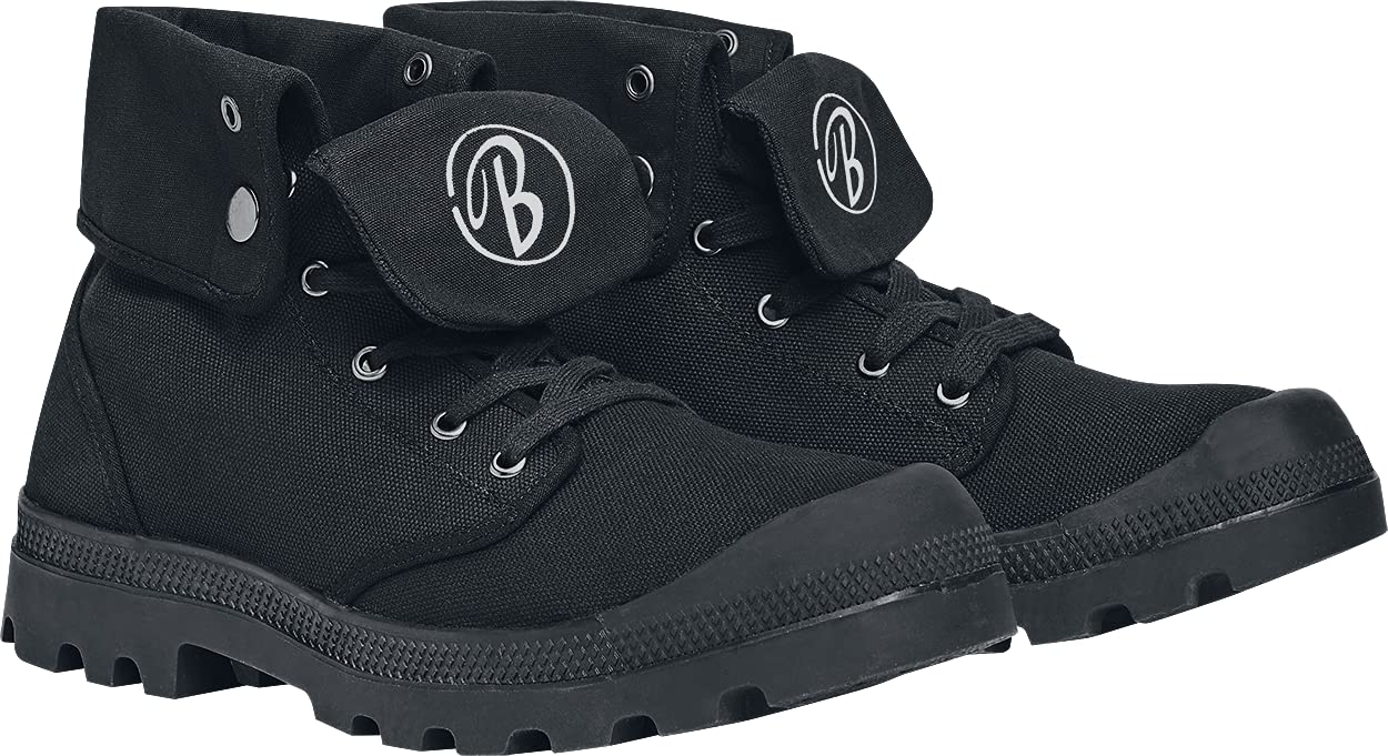 Brandit Military Canvasboot High Unisex Stivali Nero