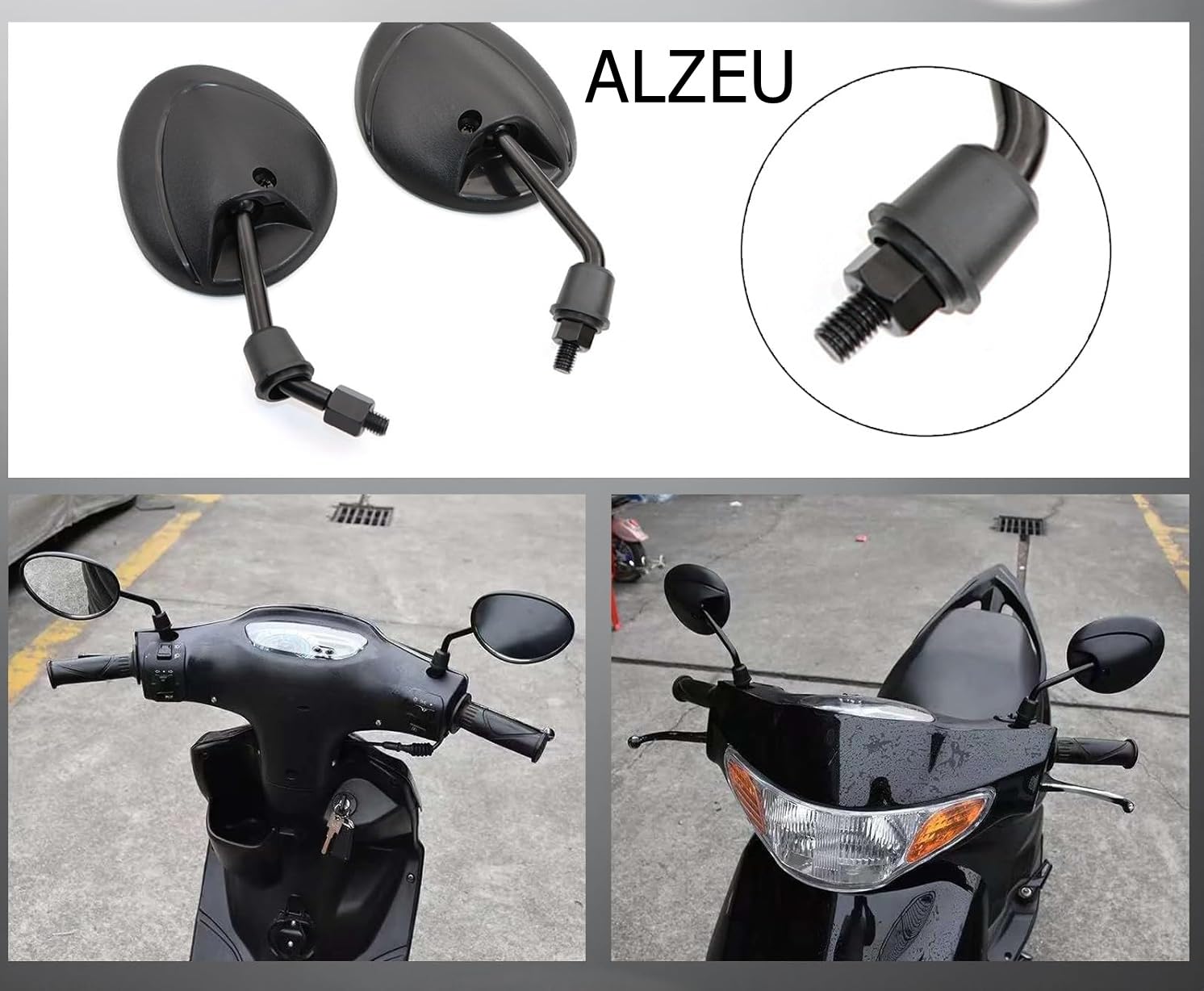 Amazon | アルジーユ）ALZEU 汎用 スクーター シンプル バイク 