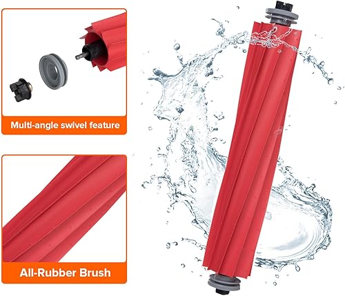 Miniatura 7 de roborock QV 35A Robot Aspirador y trapeador con todo Rubroborock QV 35A Robot Aspirador y trapeador con cepillo principal de goma, succión de 8000