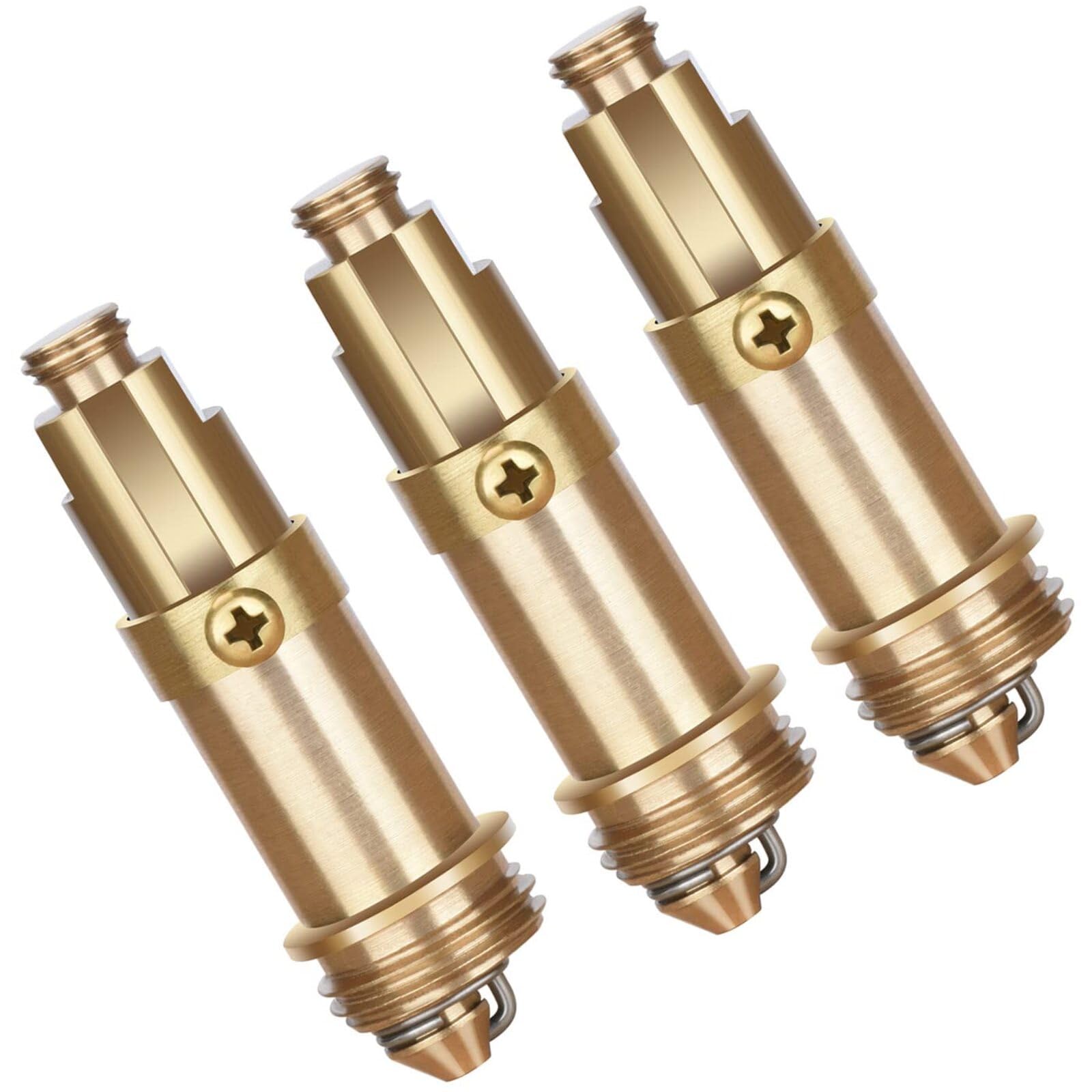 3 Pcs Pop Up Waste Internal Spring Slotted Plug Bolt, Basin Pop Up Plug, Replacement Waste - Image 2