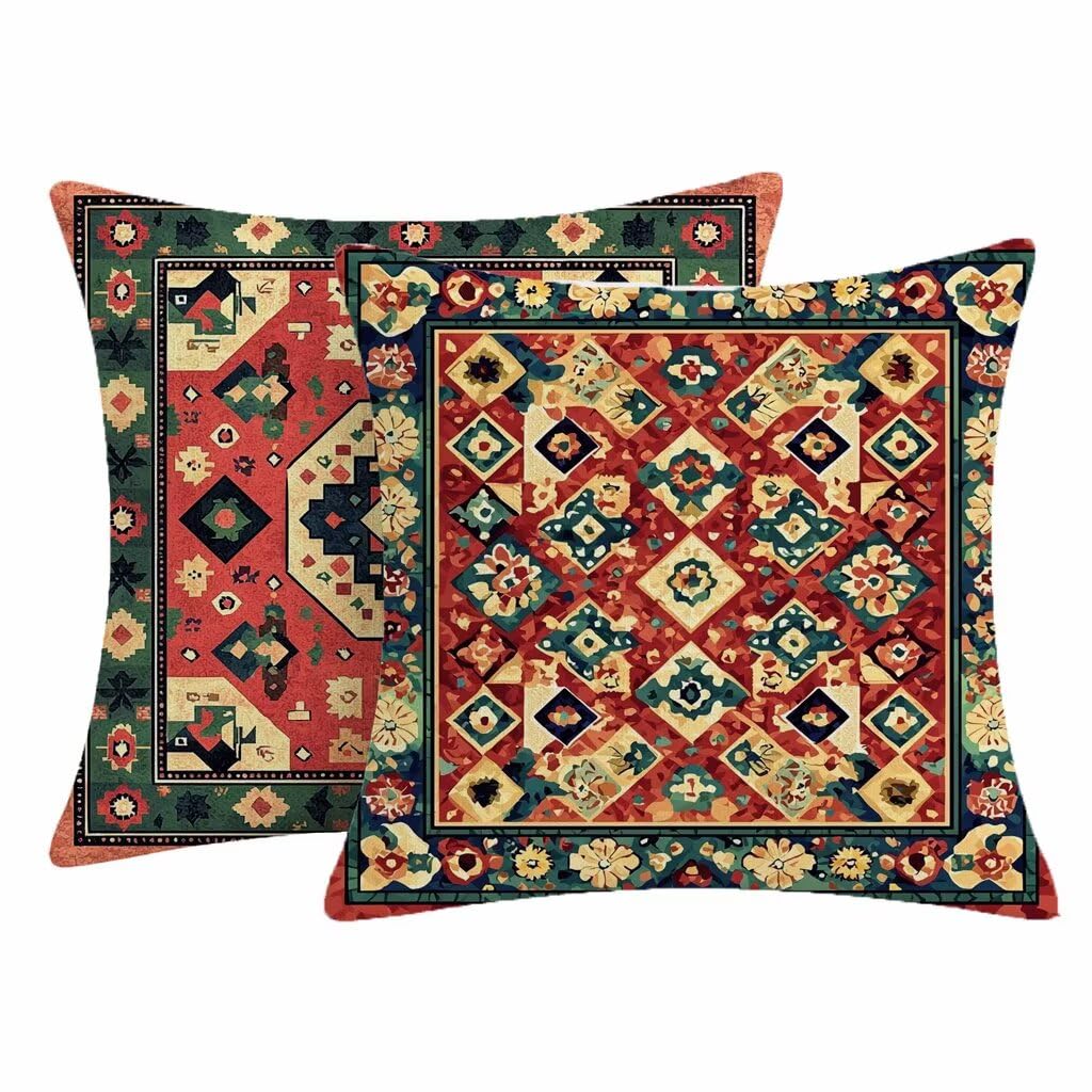 Housse coussin de jardin et balcon bohème pour décorer votre salon de terrasse