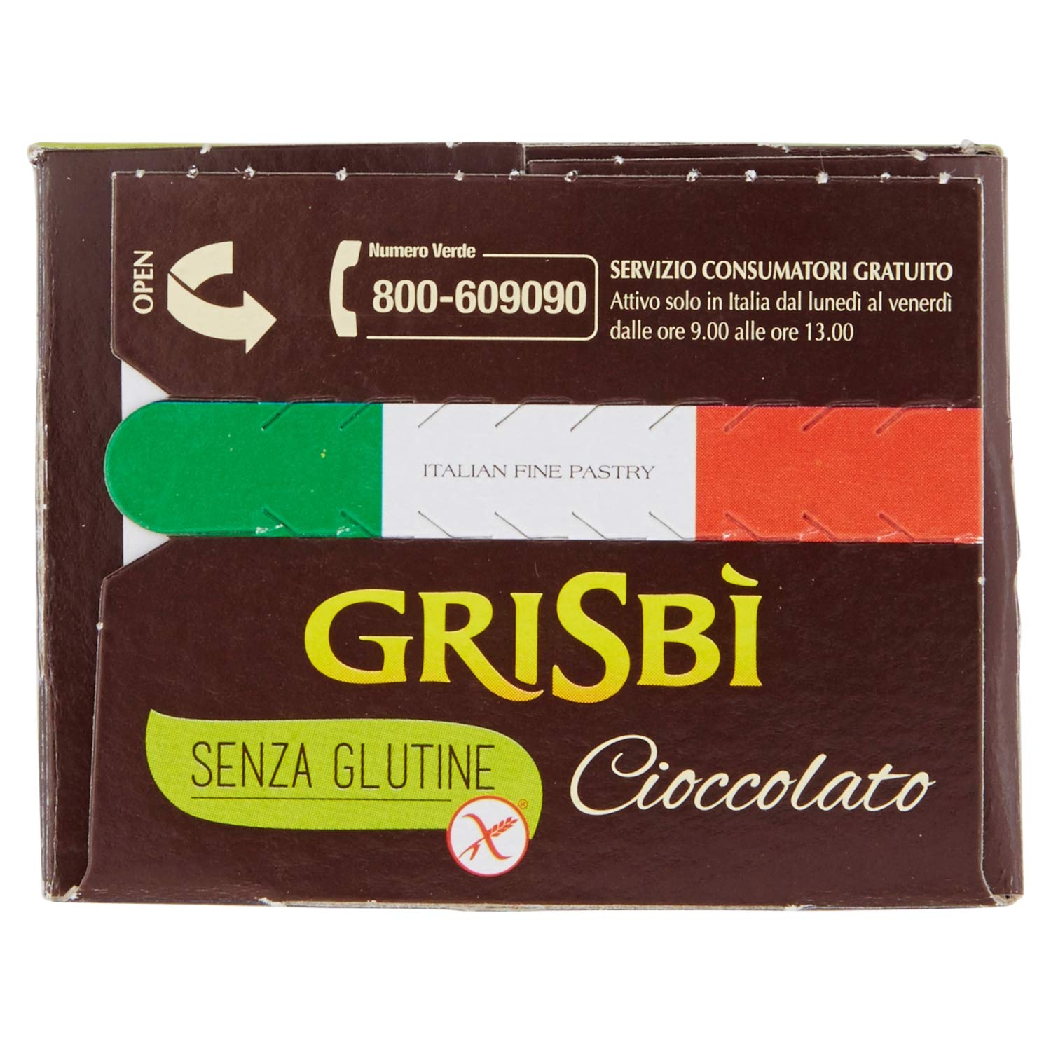 Vicenzi: " Grisbi Cioccolato " Chocolate Biscuits Gluted Free - 5.29 Ounce (150gr) Packages (Pack of 4) [ Italian Import ]