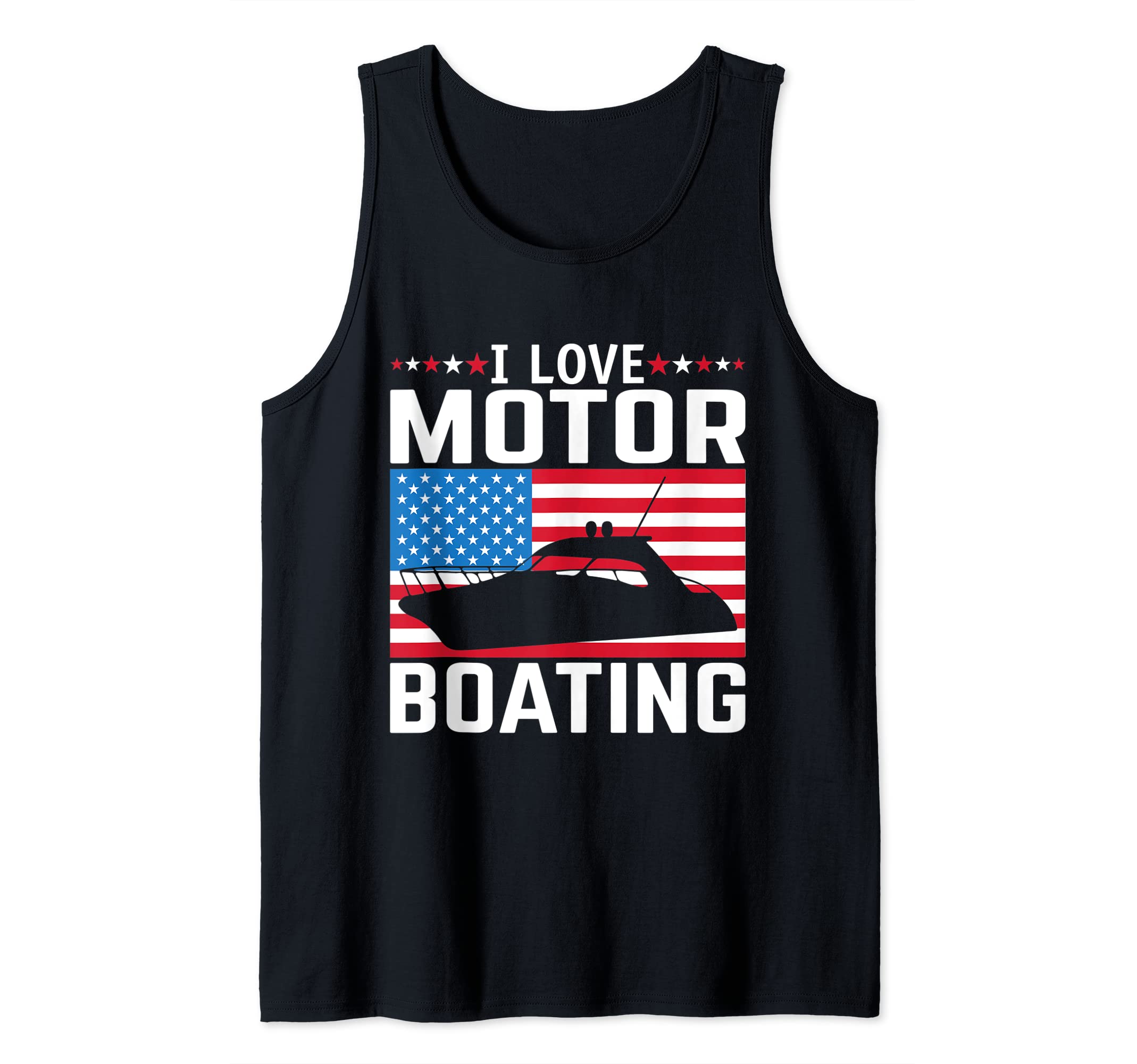 I Love Motor Boating Motorboating Tee Nitro Boat Clothing Tank Top