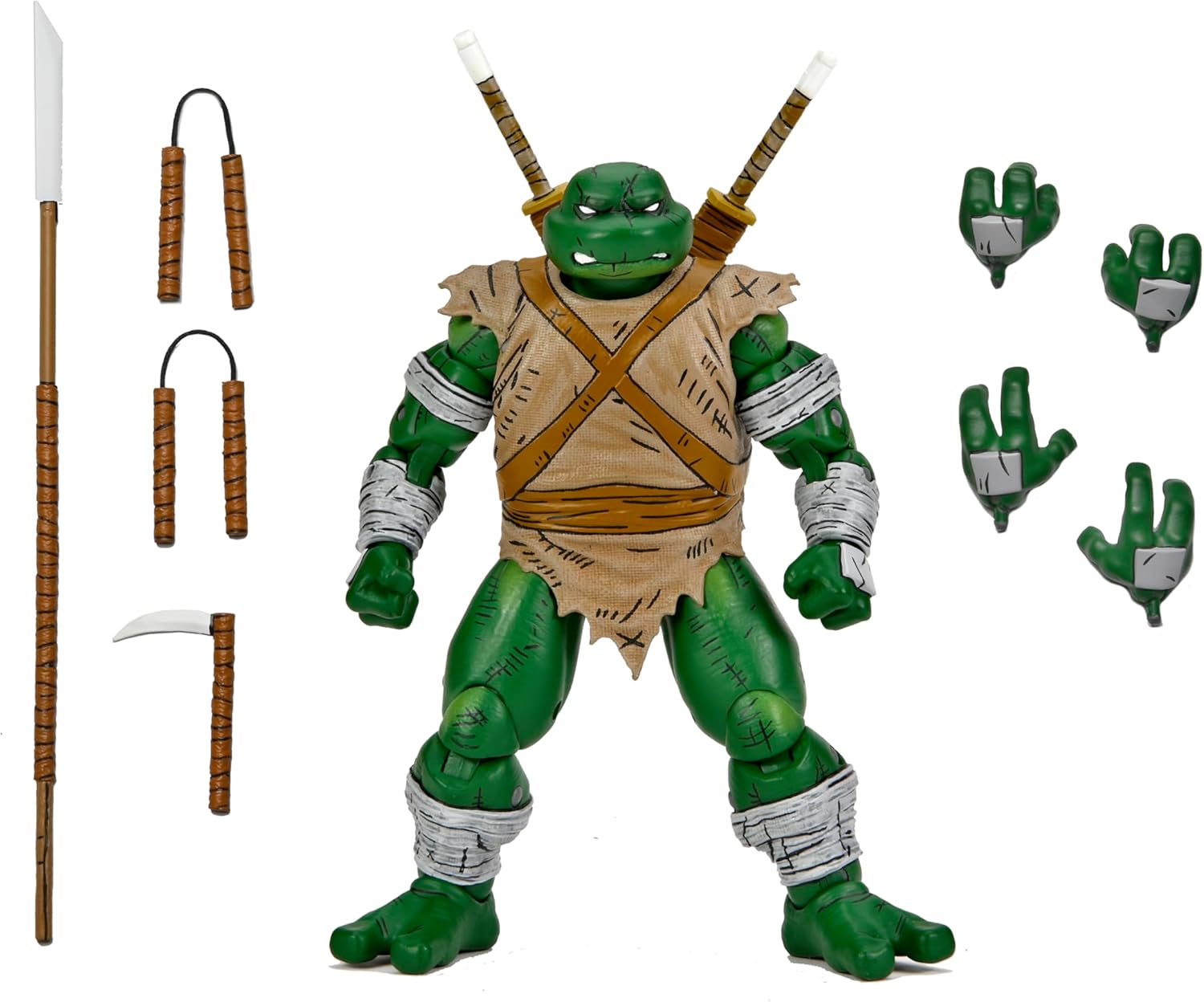 NECA Collectible Teenage Mutant Ninja Turtles (Mirage Comics) - 7" Scale Action Figure - Michelangelo (The Wanderer)