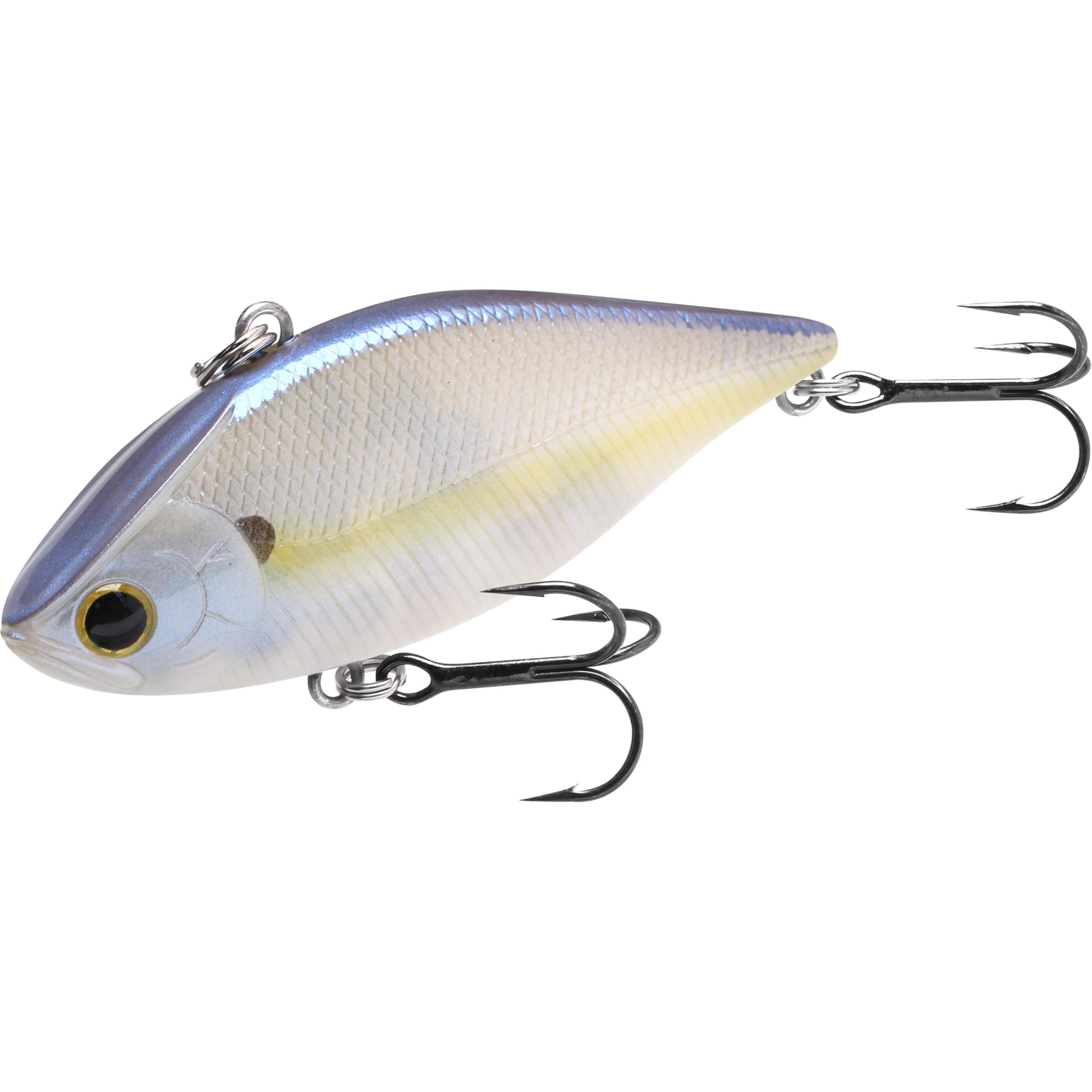 LUCKY CRAFT LV-150, 250 Chartreuse Shad, Lipless Crankbait, Freshwater Bass Fishing Lure, 3ft-4ft Sinking Lures, Tight Vibration Long-Casting Tackle, Premium Fishing Gear and Accessories