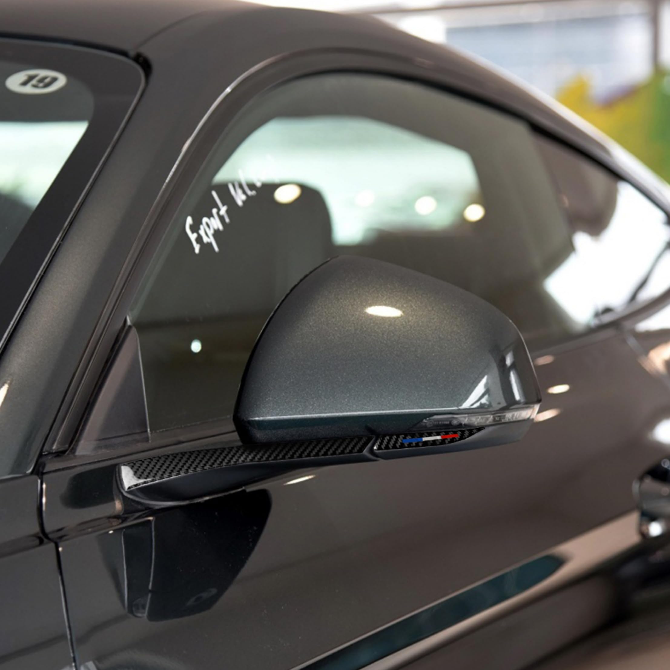 Ford Mustang S550 Copertura adesiva in fibra di carbonio striscia rossa America 2015-2023