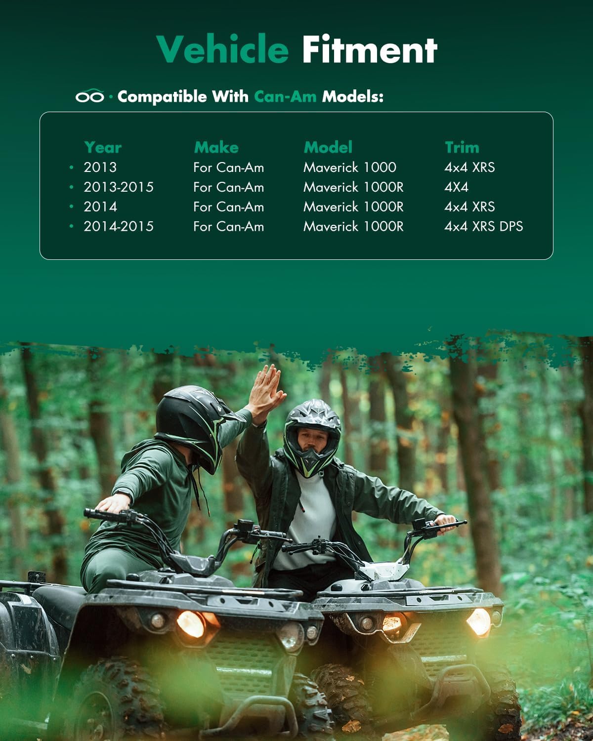 SCITOO CV Axle Drive Shaft Assembly 2013-2015 fits for Can-Am Maverick 1000 1000R Front Left Right 705401235