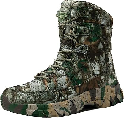CuteFlats Heren outdoor camouflage jachtlaarzen / antislip tactische