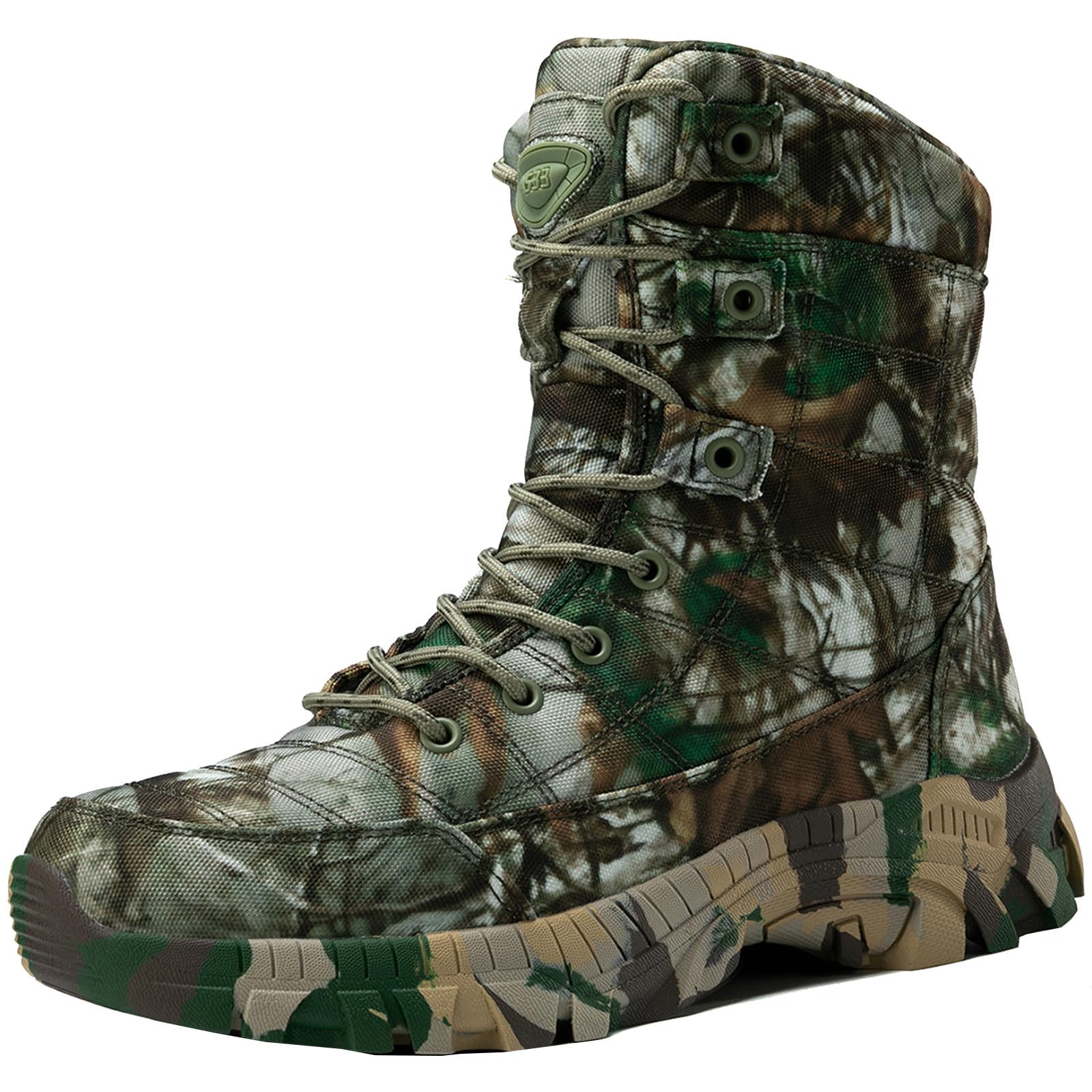 Botas de caza de camuflaje para hombre, duraderas, antideslizantes, tácticas, militares, de combate