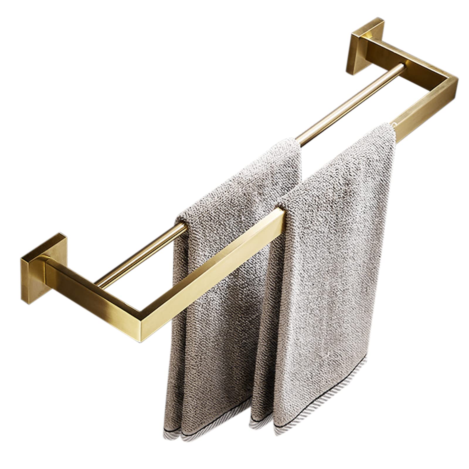 2 Crochets Porte-Serviettes Adhésifs Sans Percer, Supports Réglables Pour Tringle à Rideau, Fixation Pour Carrelage Et Verre, Accessoire Salle De Bain | Leroy Merlin
