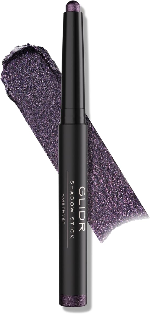 GLIDR Shadow Stick Sombra de ojos en crema luminosa | Color intenso con una sola pasada, uso a prueba de manchas durante 12 horas, versatilidad de crema a polvo, diseño retráctil sin afilar