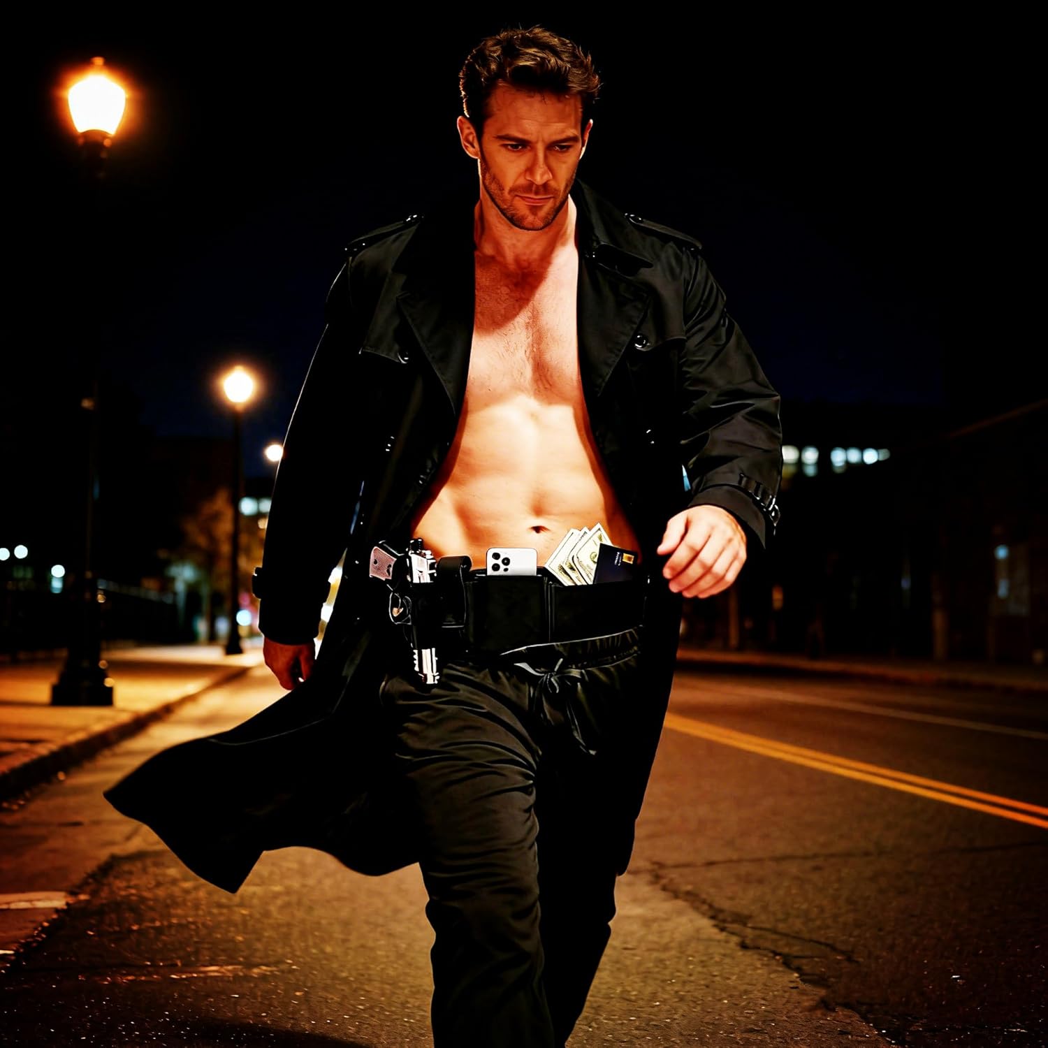 Belly Band Holster for Men & Women - Concealed and Comfortable Carry,Fits Glock 17-43X, Taurus, Ruger LCP, S&W M&P Shield for Most Pistols and Revolvers - Image 5