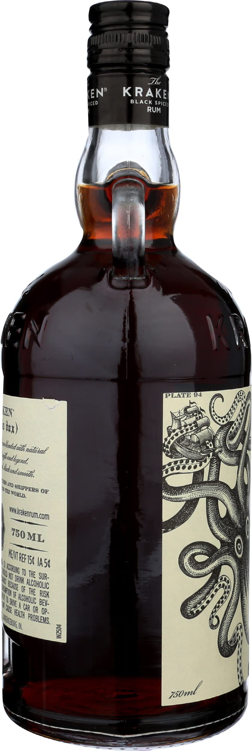 Amazon.co.jp: クラーケン ブラックスパイスド ラム 750ml : 食品