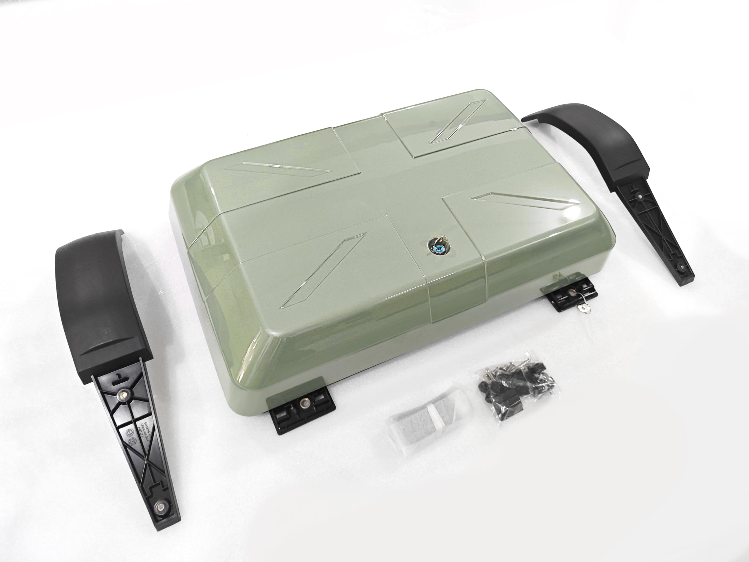 YHELI Grasmere Green Fit Defender 90 110 130 Exterior Side Mounted Gear Box Carrier 2020 2021 2022 2023 2024