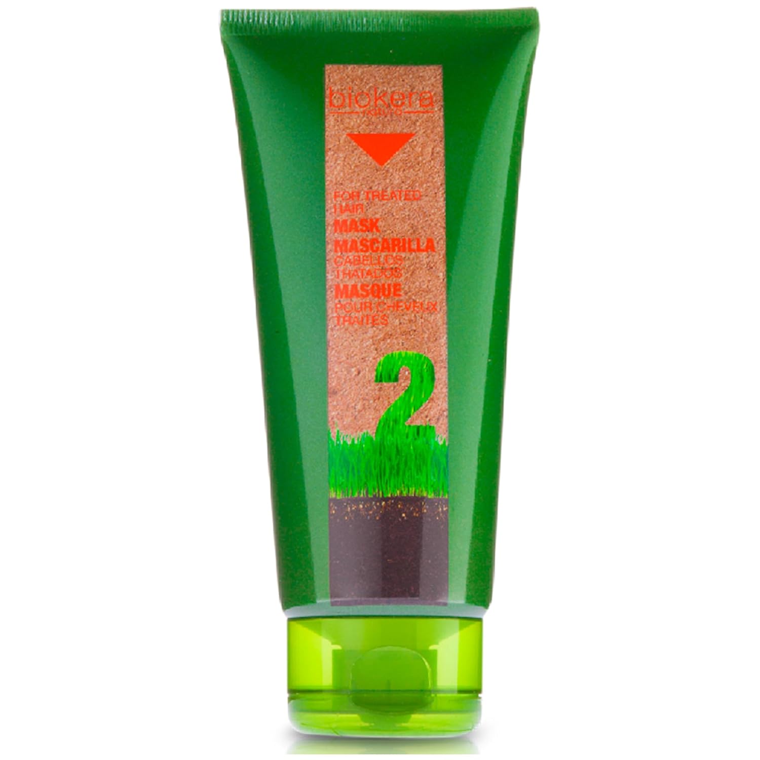 SALERM - Colored Hair Mask - Treated Hair Mask Biokera Natura - 200 ml - Protects Color and Hair Fiber - with Macadamia Oil and Red Berry Extract - Extra Nutrition
