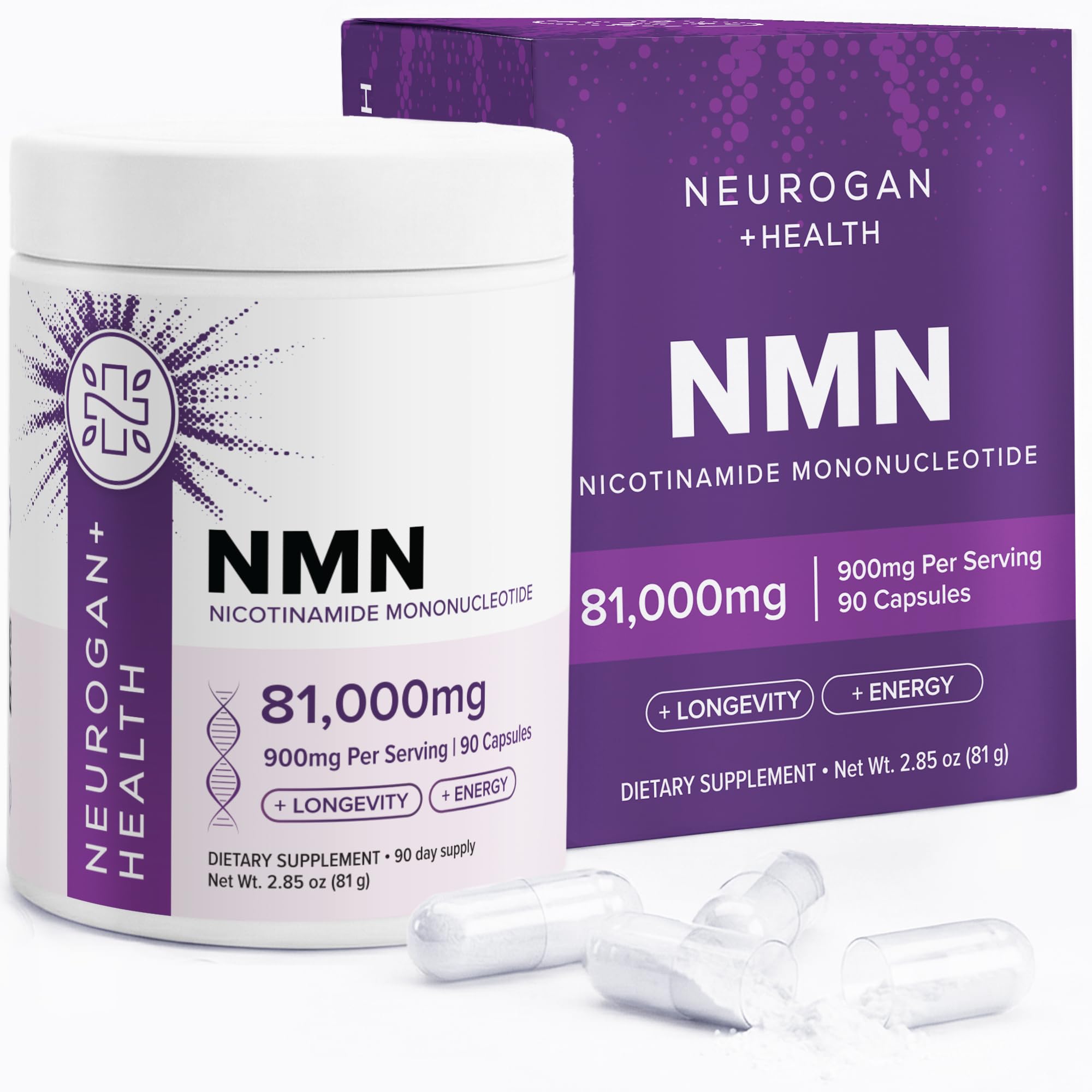 Dr.G　EGF×NMN Amazon.com: Neurogan Beta NMN (β-NMN) Supplement – 900 mg per