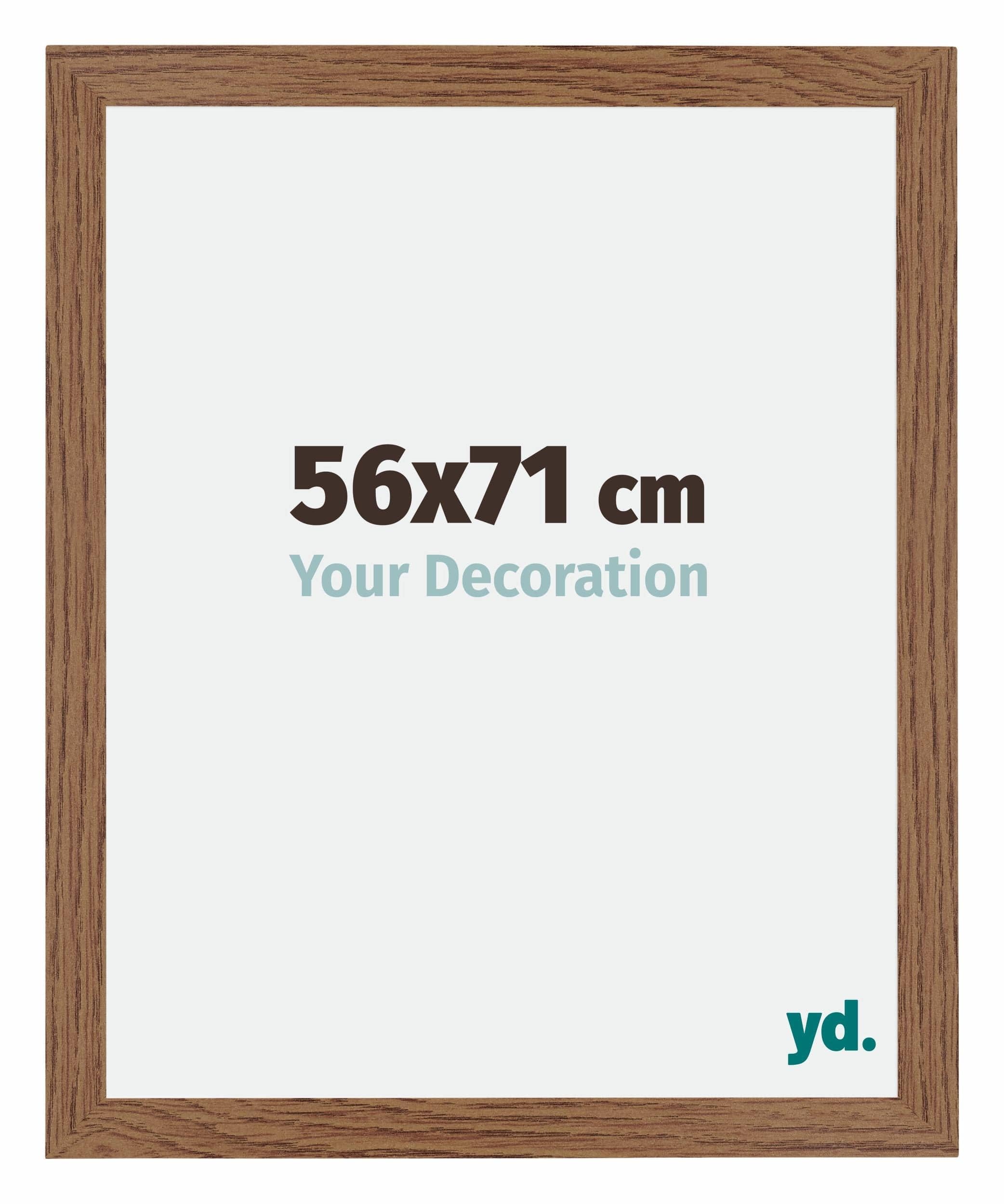 Your Decoration - Picture Frame 56x71 cm - Oak Rustic - Decorative Wall Frame in MDF with Antireflection - Frame 56x71 - Mura โ image 1