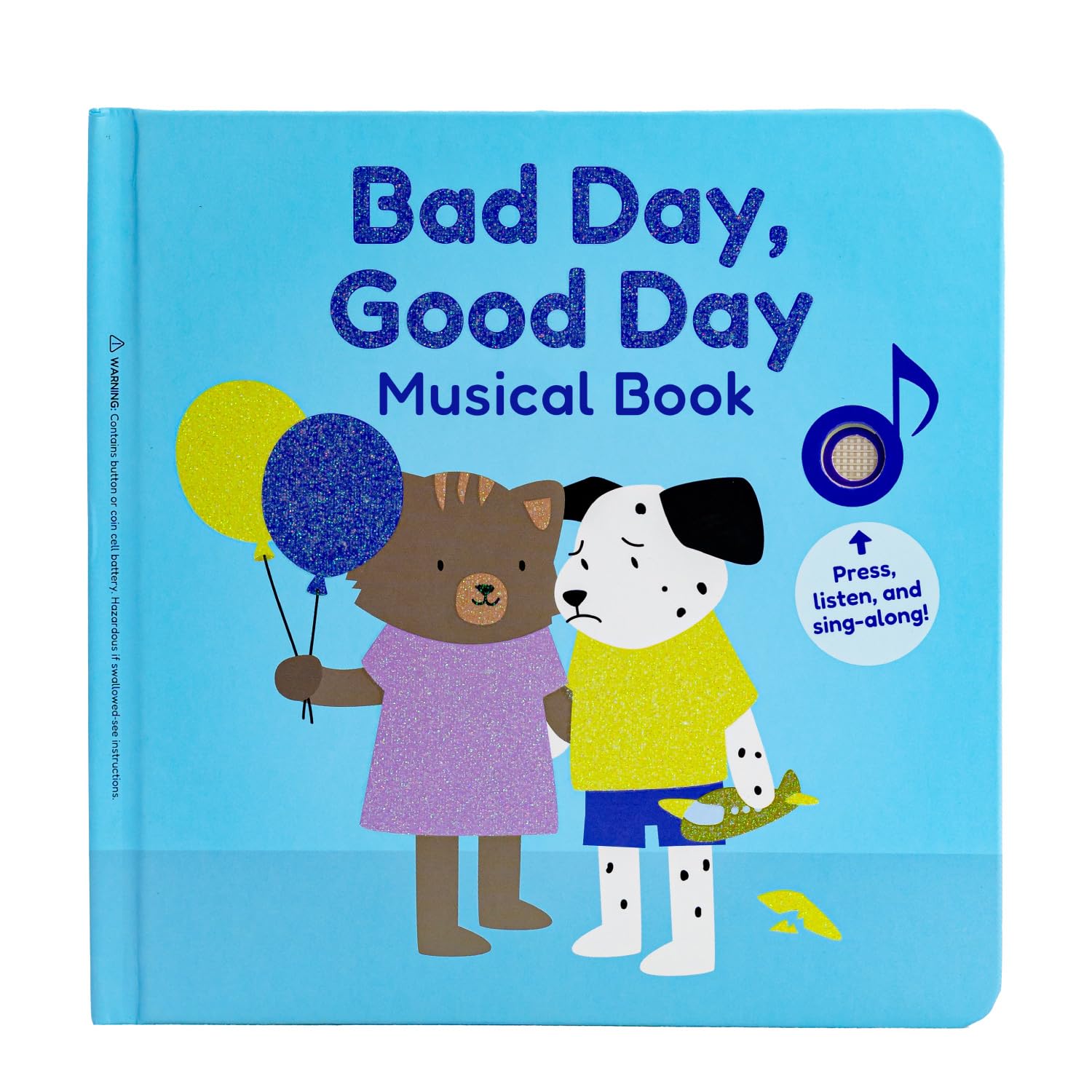 Cali's Books Bad Day, Good Day Emotions Books by Mother Moon - Feelings Book for Toddlers 1-3, Musical Books for Kids, Interactive Toddler Sound Book,