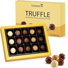 Holiday Assorted Chocolate Truffle Gift Box - 15 Count. Ideal Assorted Chocolate Gift Box for Easter, Anniversary, Birthday and Special Occasions, Perfect for Sharing with Loved Ones