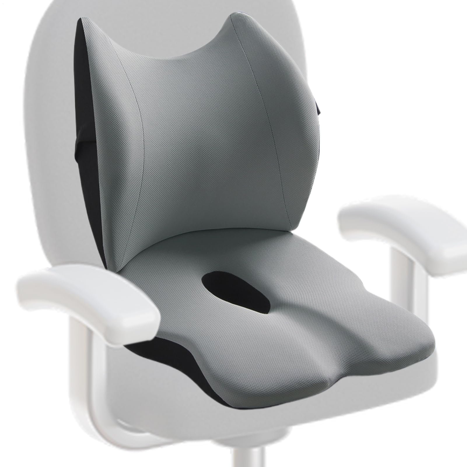 Coussin de support de siège d'auto ergonomique pour soulager le dos au bureau