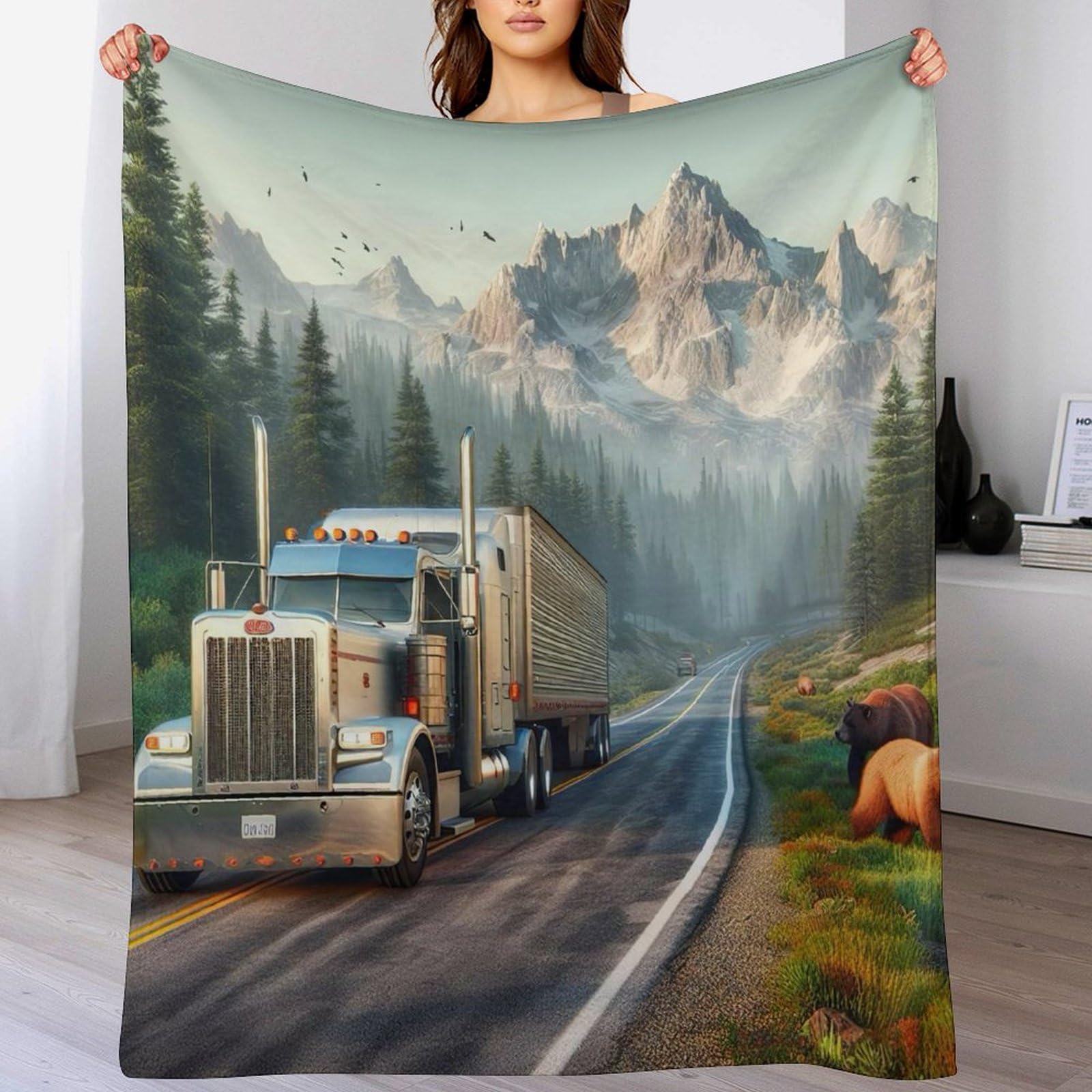 Couverture en camion de qualité supérieure en flannel douillette