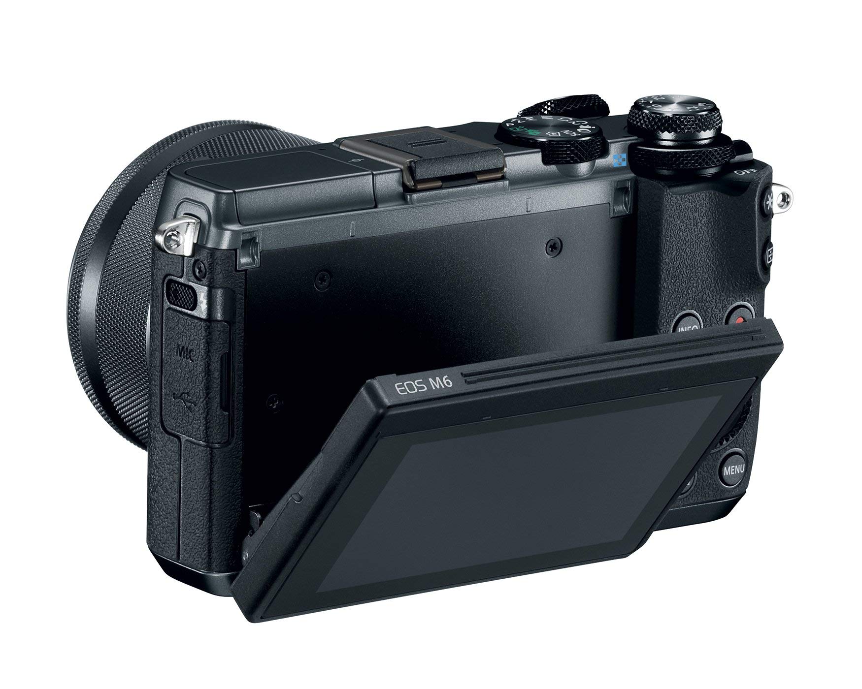 デジタルカメラ Canon EOS M6 EF-M15-45 IS STM Kit Interchangeable Lens Cameras - EOS M6 Kit (EF-M15-45 IS STM