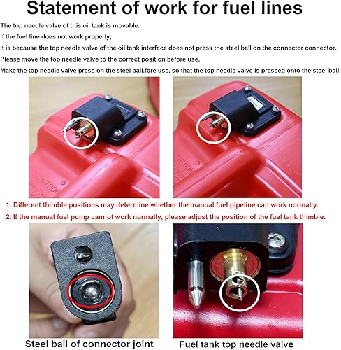 Miniatura 7 de Tnisesm Línea de combustible para barco, línea de combustible fuera de borda, línea de combustible marino, línea de combustible para barco con